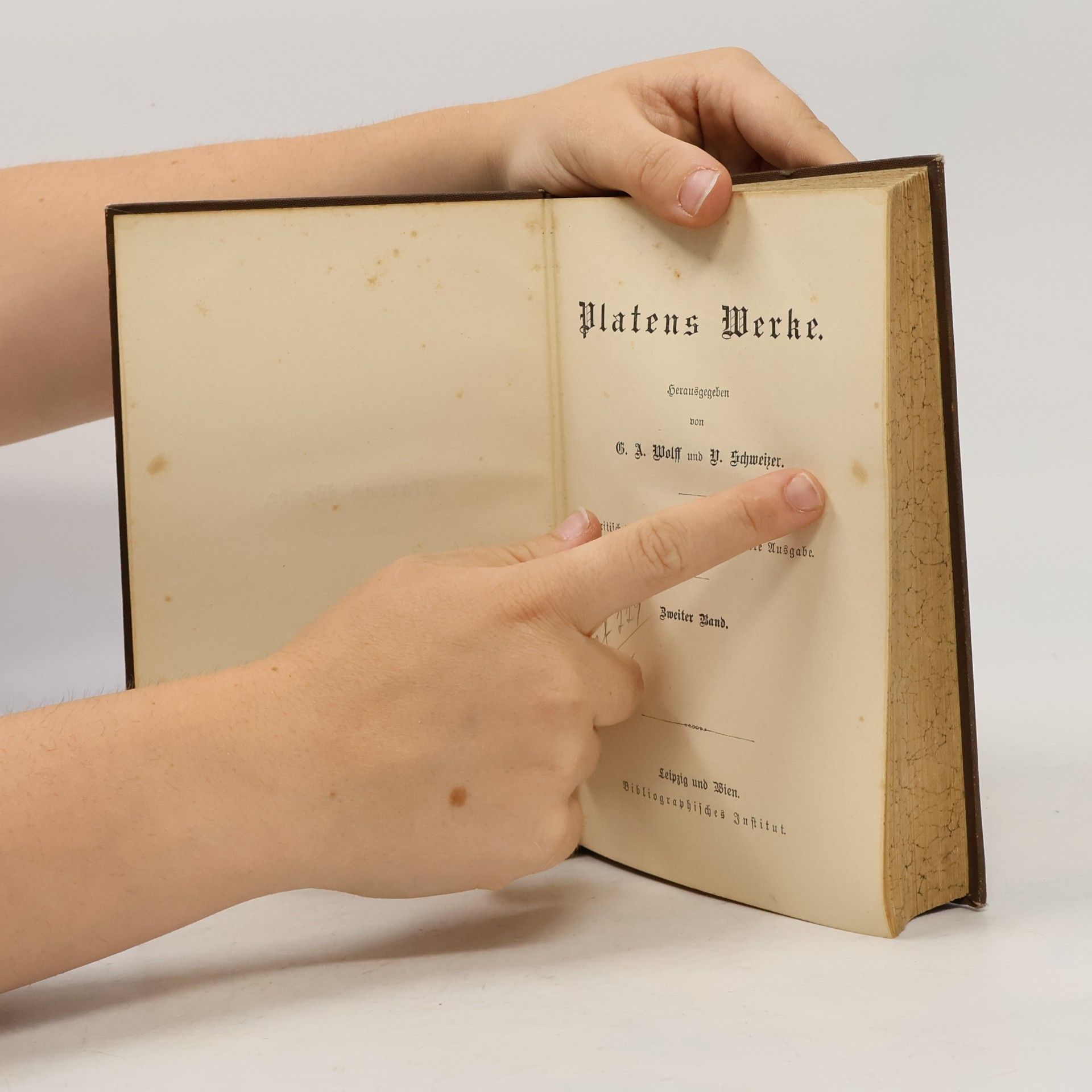 August Platen Platens Werke 2