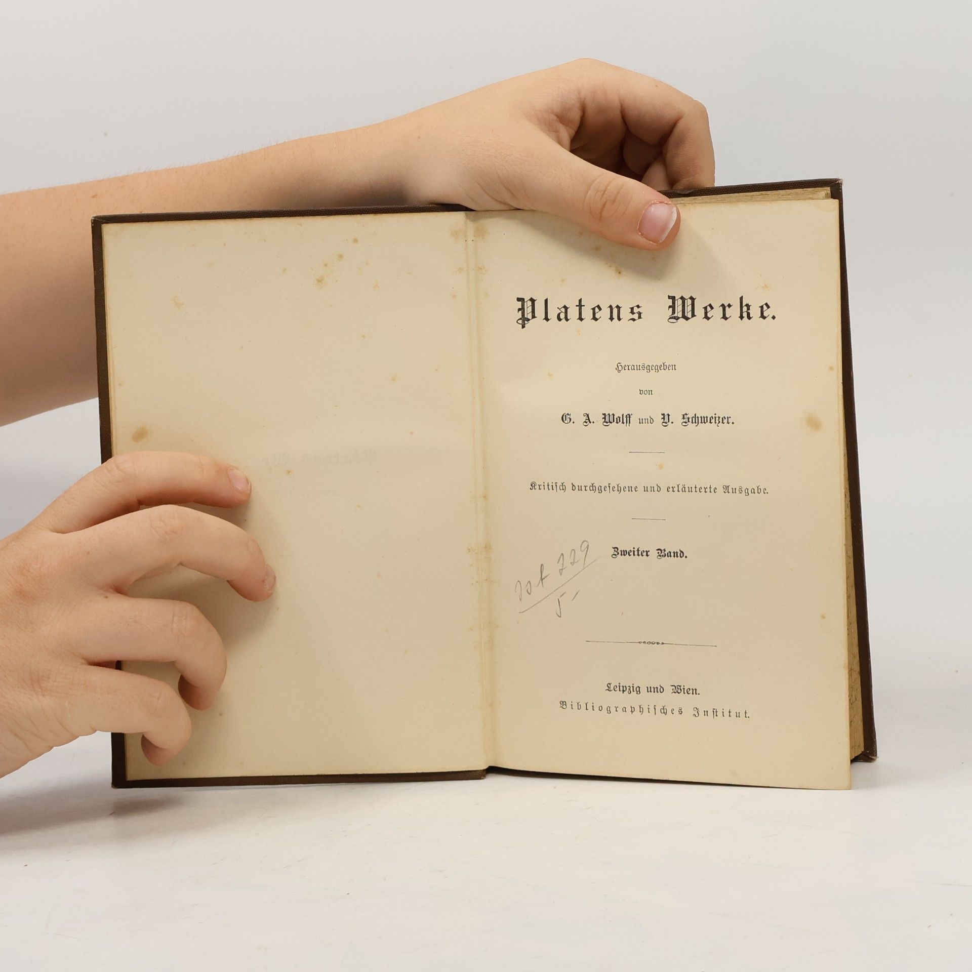 August Platen Platens Werke 2