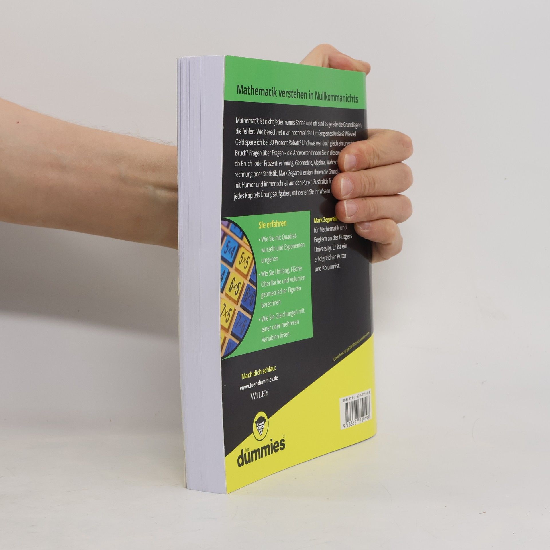 Mark Zegarelli Grundlagen der Mathematik für Dummies
