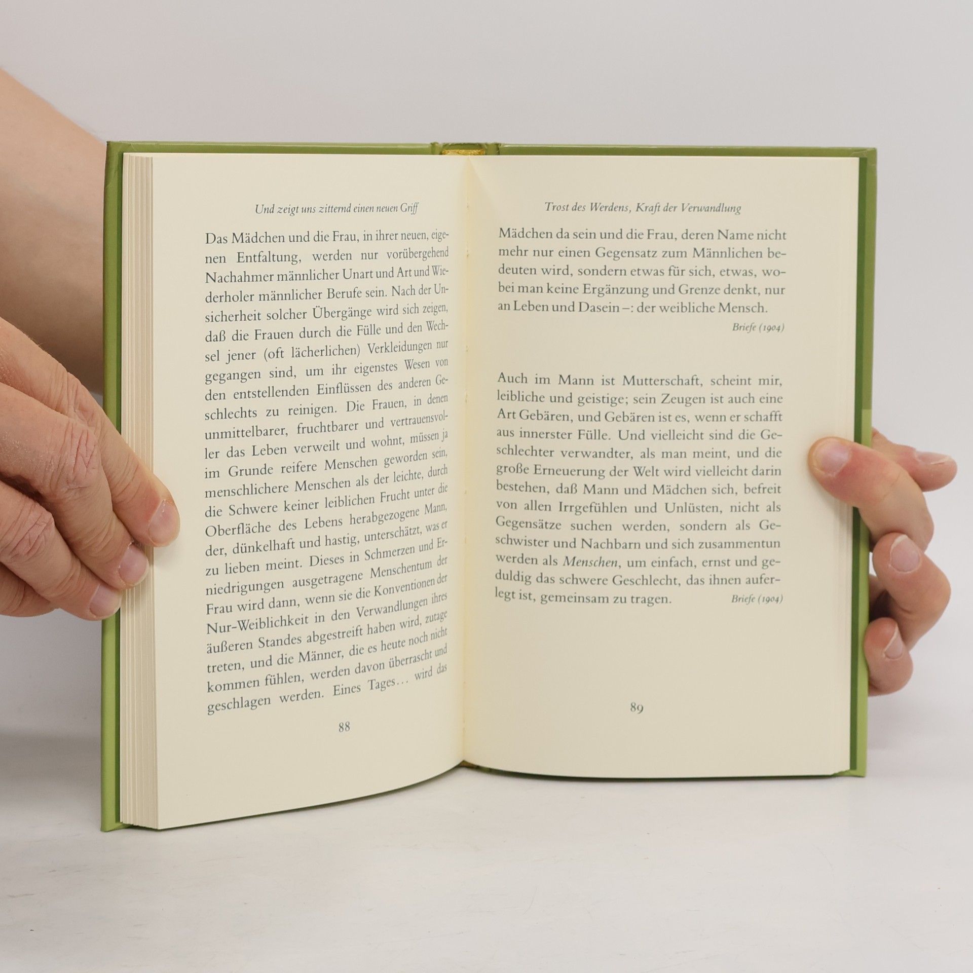 Rainer Maria Rilke Worte, die verwandeln