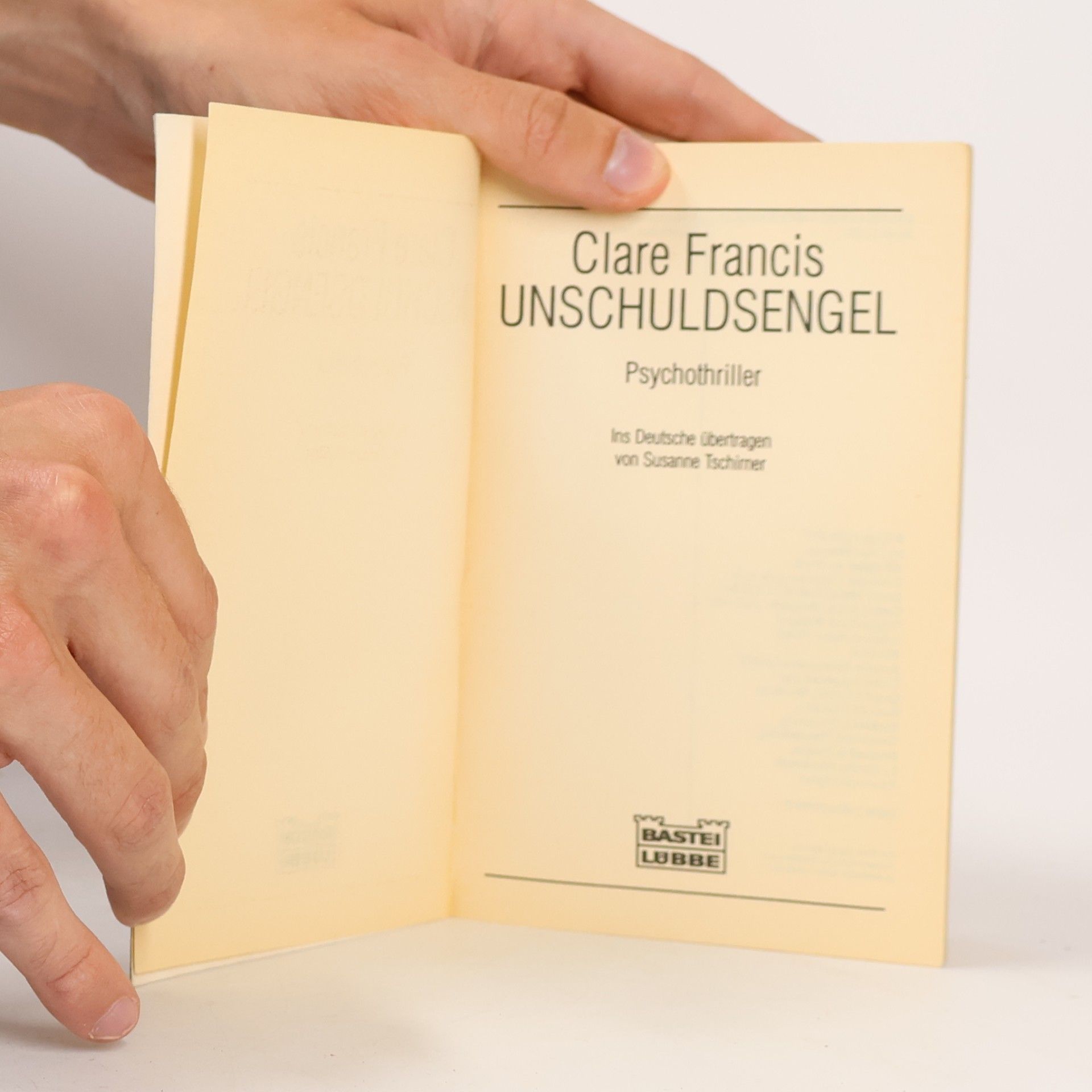 Clare Francis Unschuldsengel