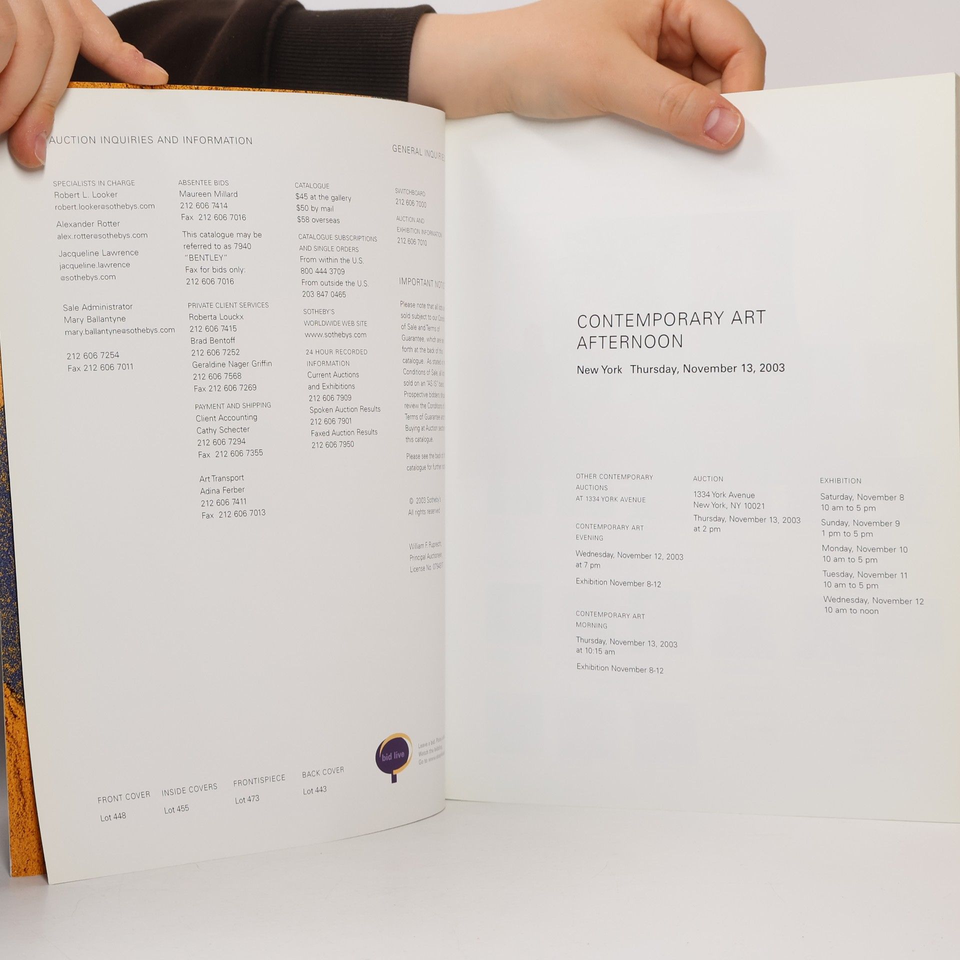 Collectif d'auteurs Sotheby's. Contemporary Art Afternoon