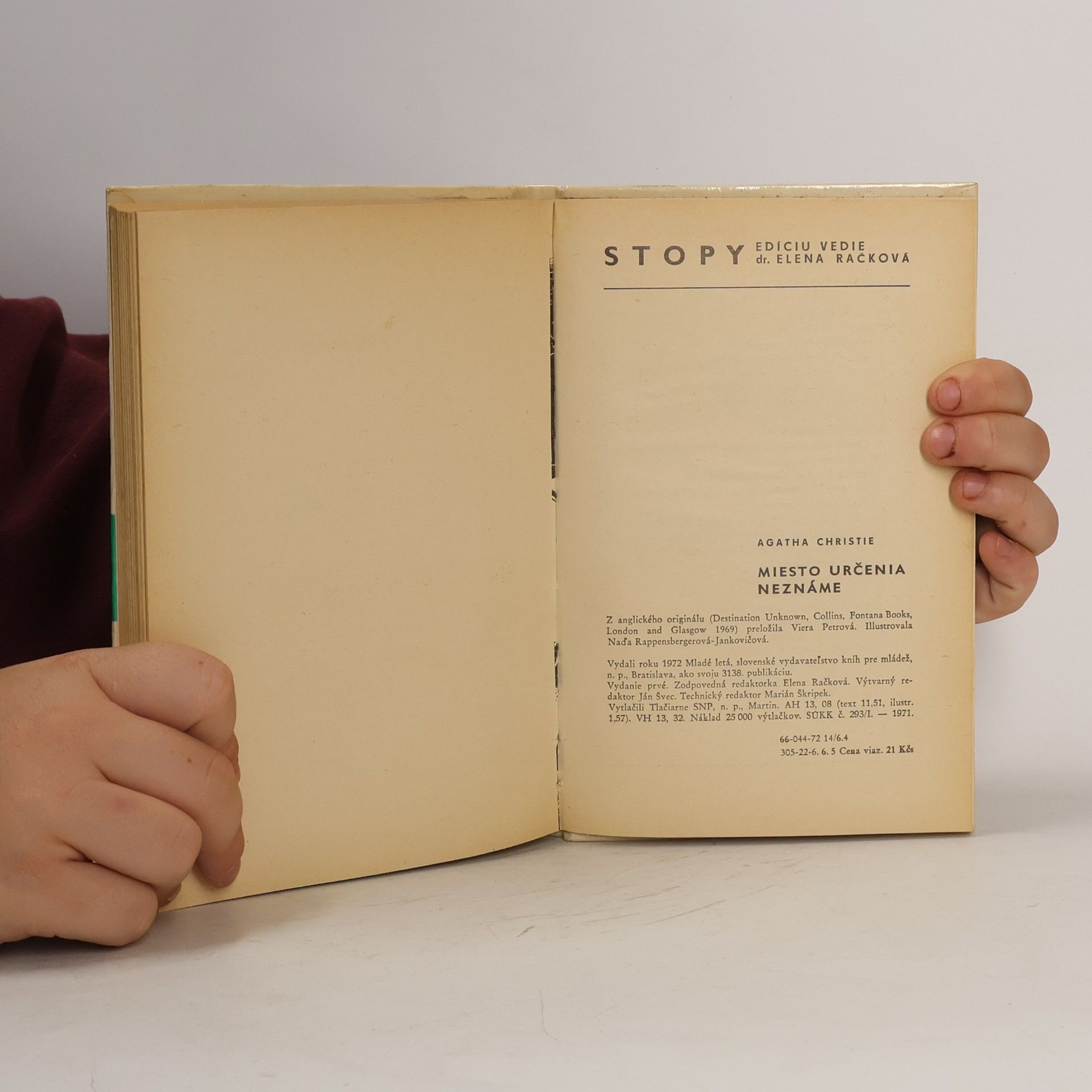 Agatha Christie Miesto určenia neznáme