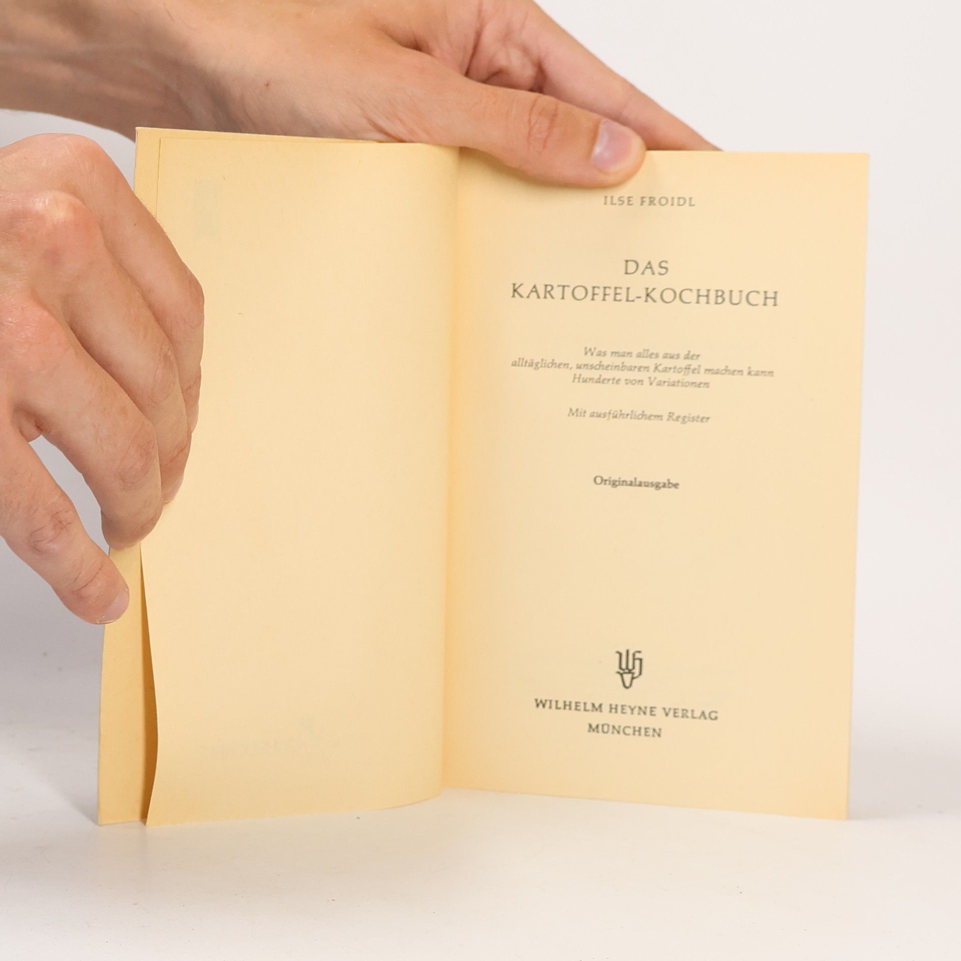 Ilse Froidl Das Kartoffel Kochbuch