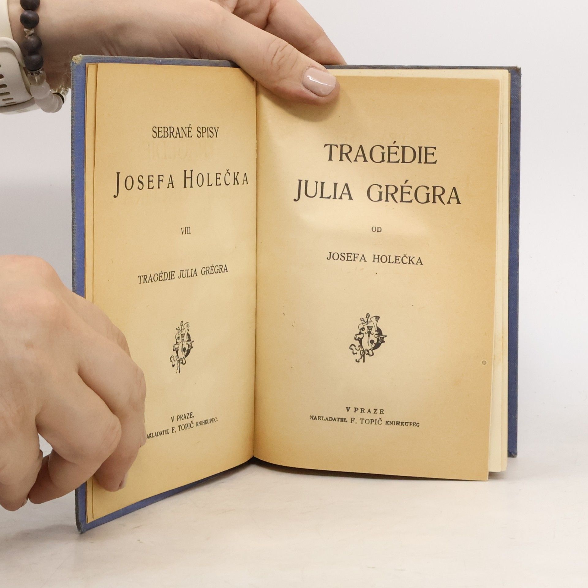 Josef Holeček Tragédie Julia Grégra