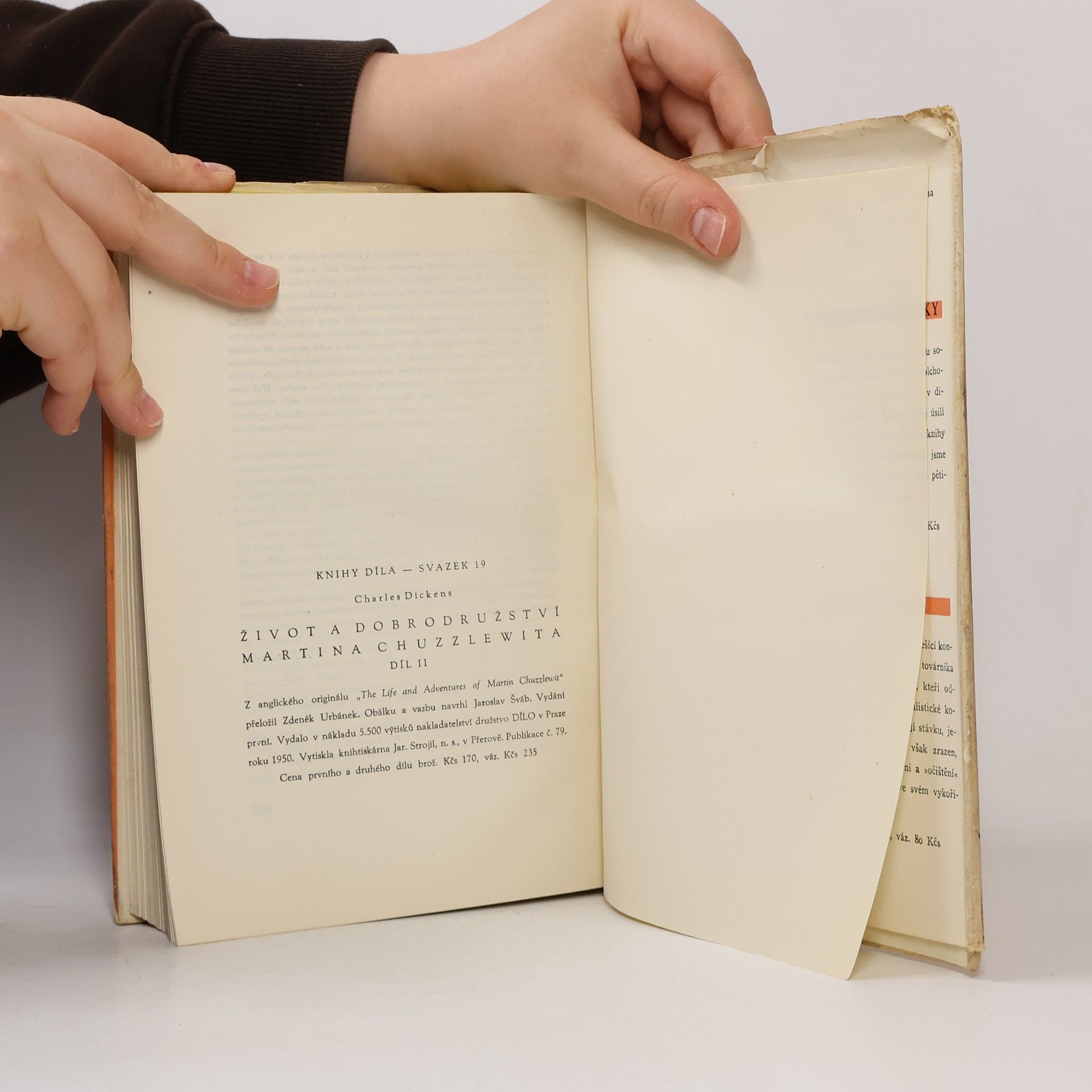 Charles Dickens Život a dobrodružství Martina Chuzzlewita. II. díl