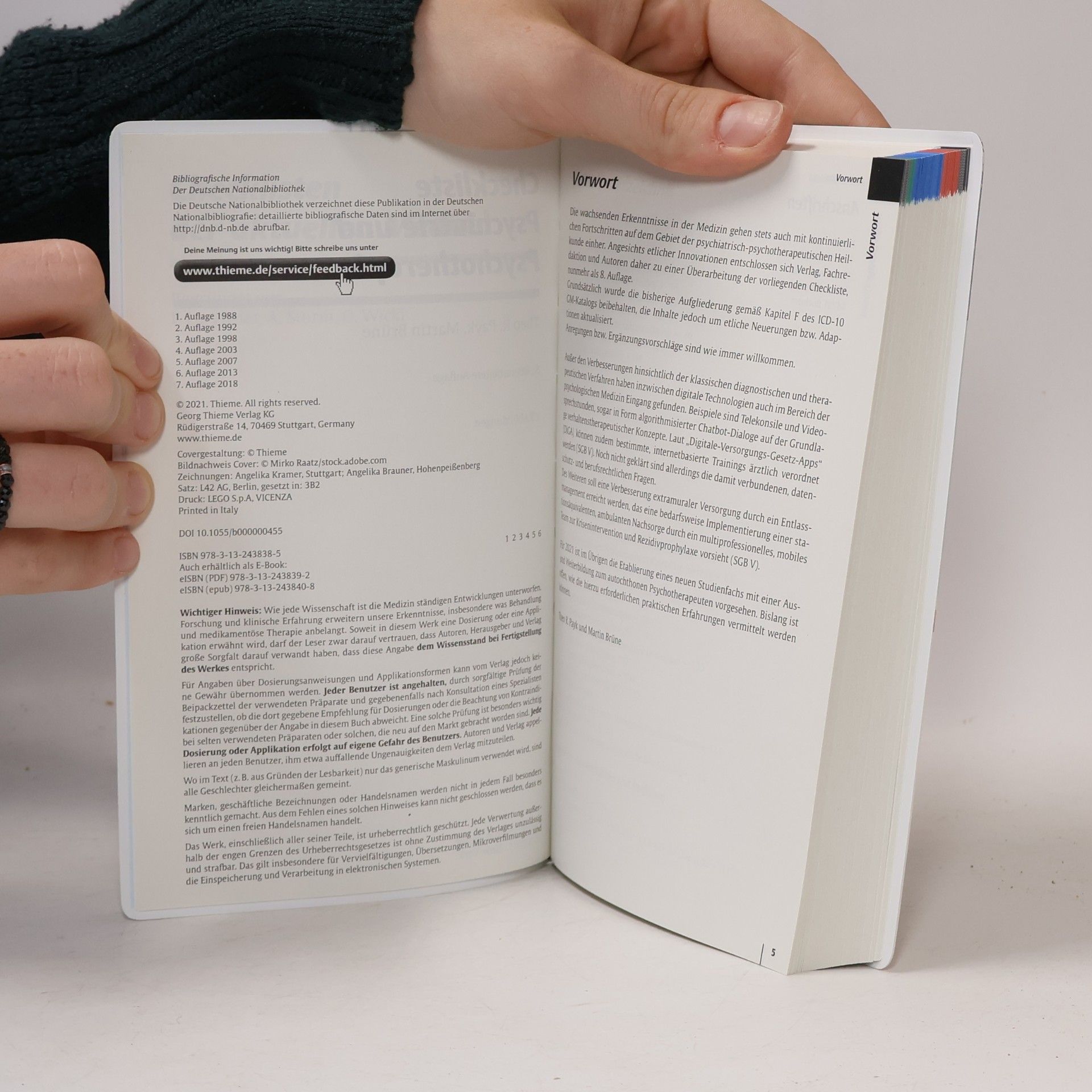Theo R. Payk Checkliste Psychiatrie und Psychotherapie