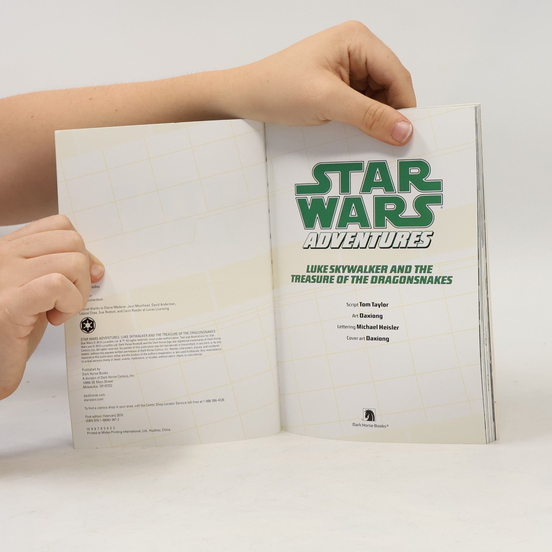 Tom Taylor Star Wars Adventures: Luke Skywalker and the Treasure of the Dragonsnakes