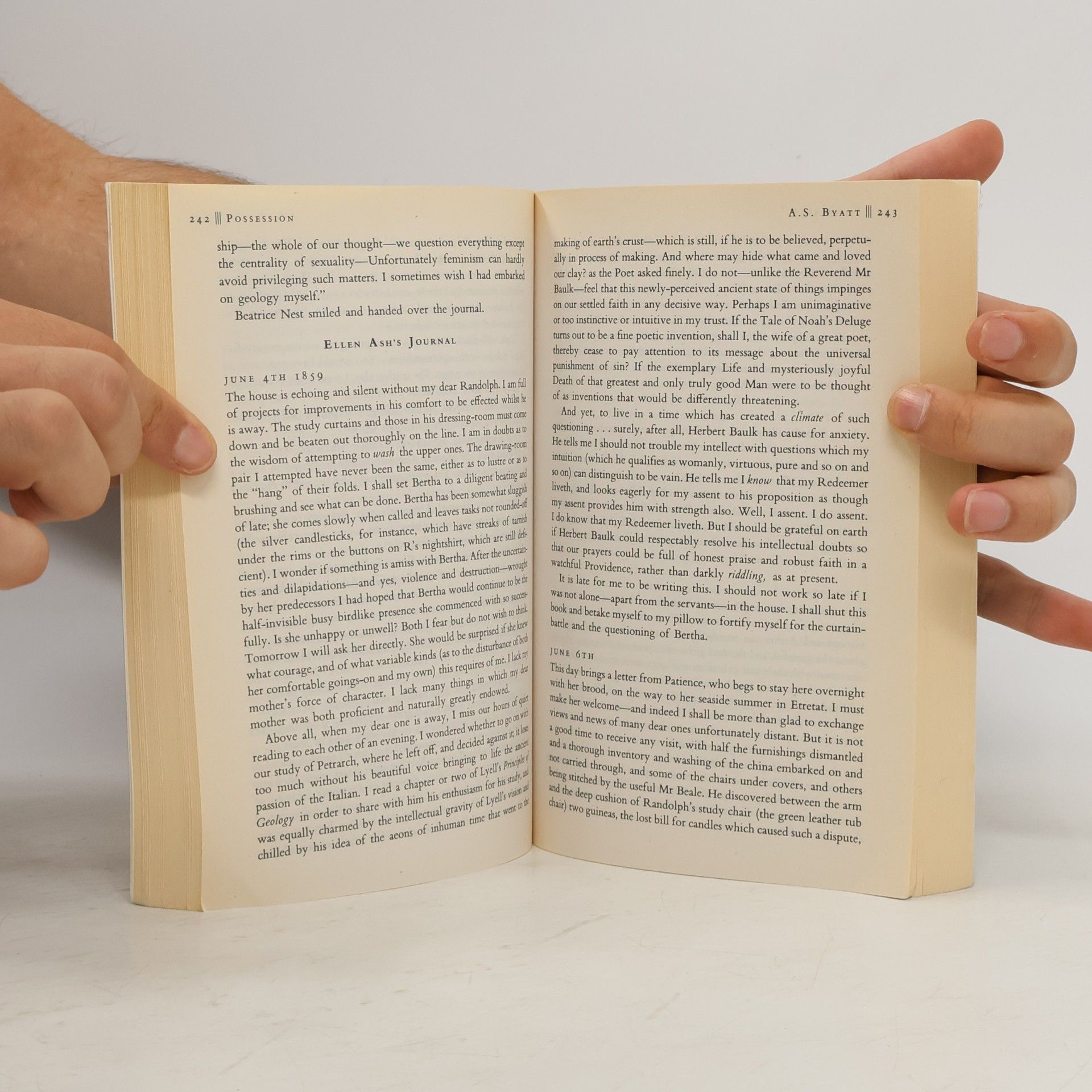 A. S. Antonia Susan Byatt Possession. A romance