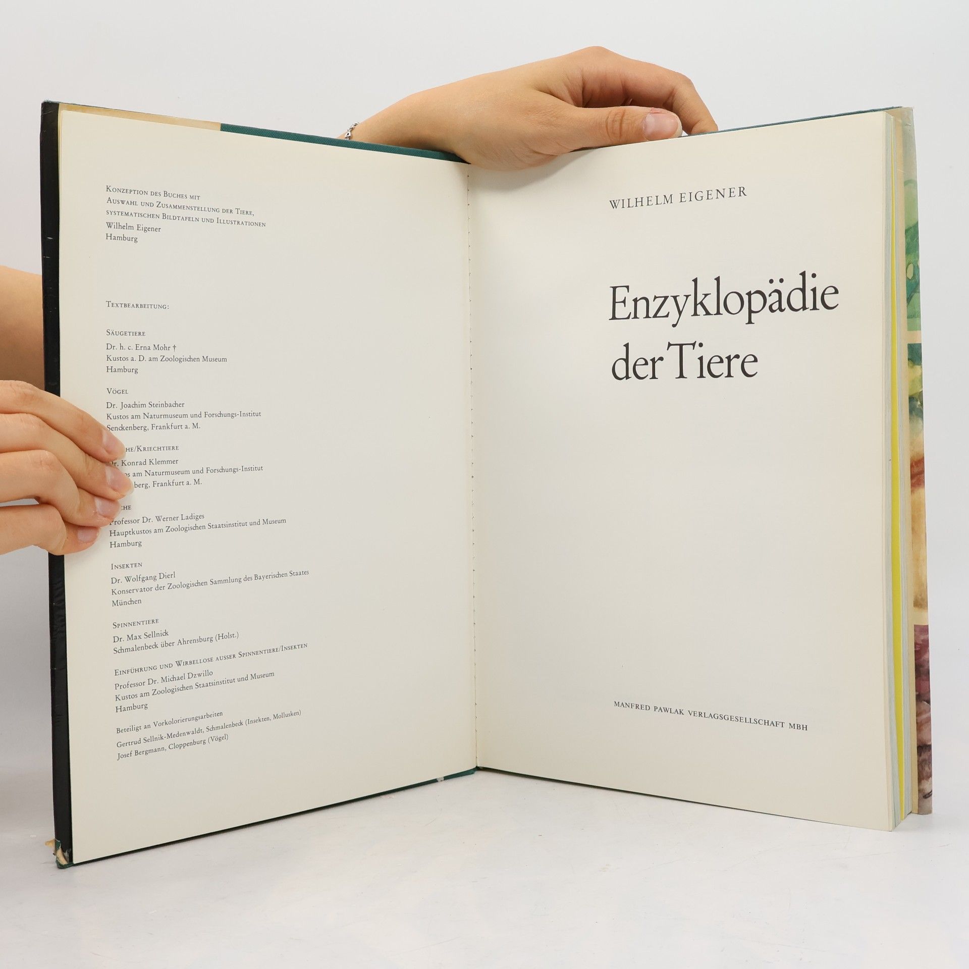 Wilhelm Eigener Enzyklopädie der Tiere 1