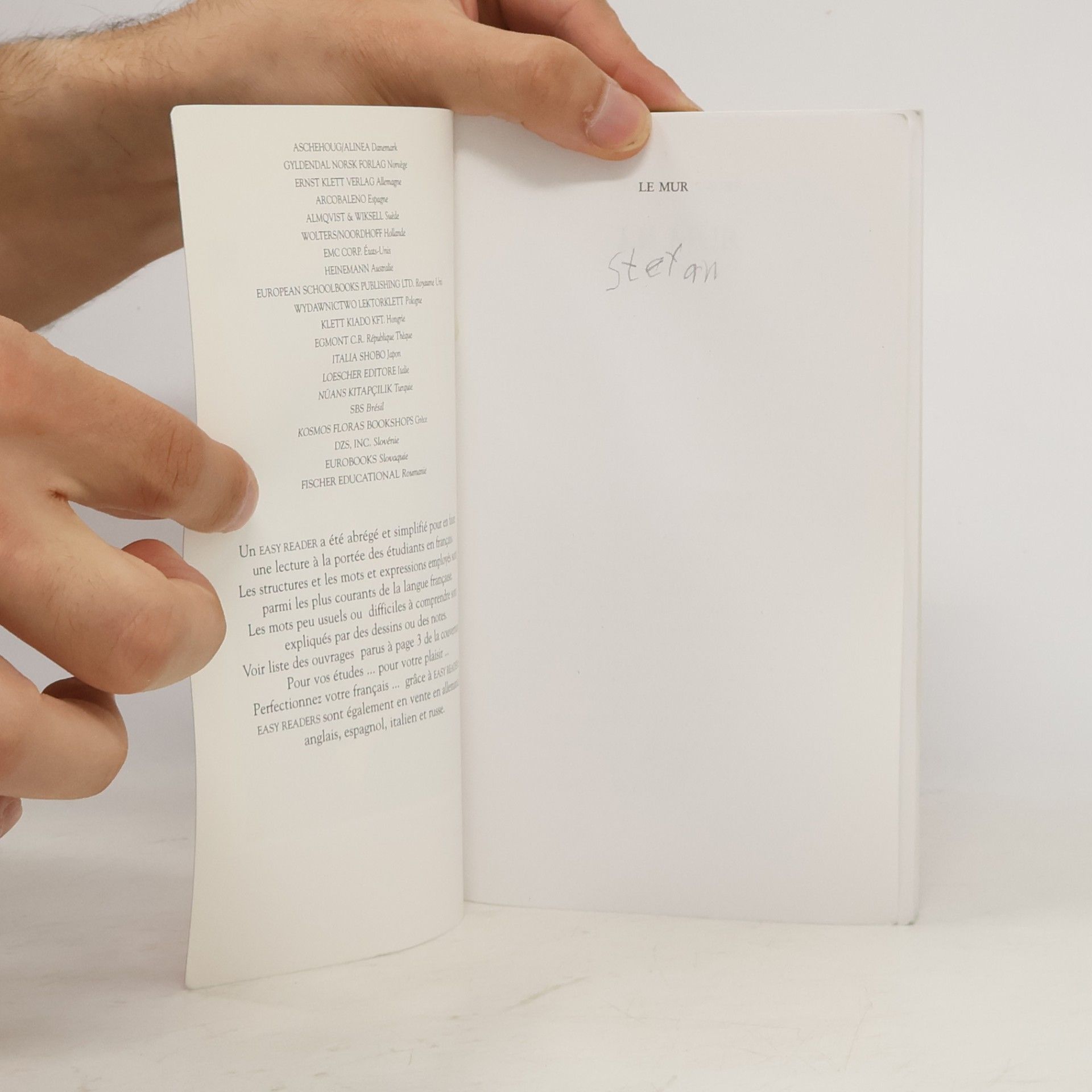 Jean-Paul Sartre Lectures Faciles Contemporain C: Le mur
