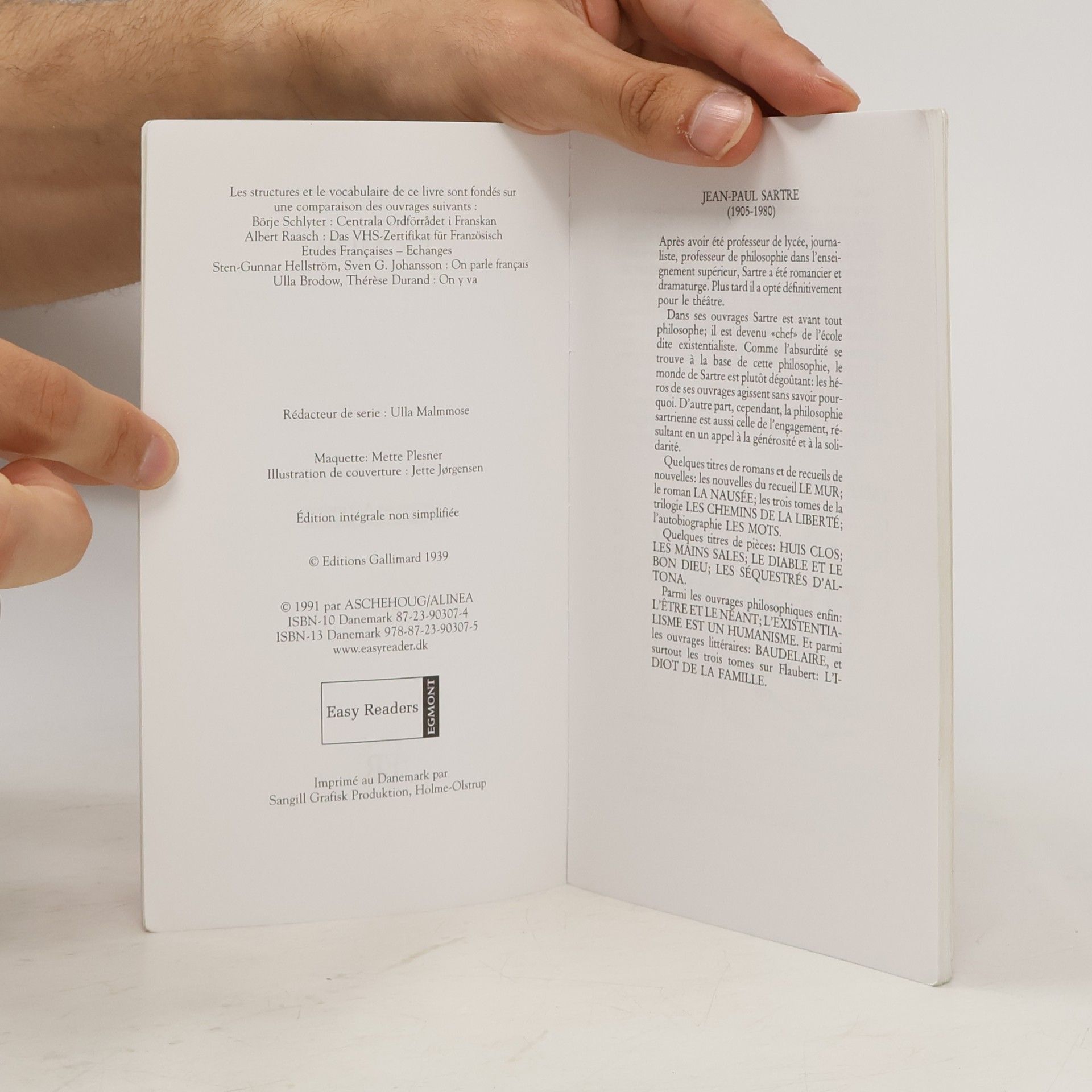 Jean-Paul Sartre Lectures Faciles Contemporain C: Le mur