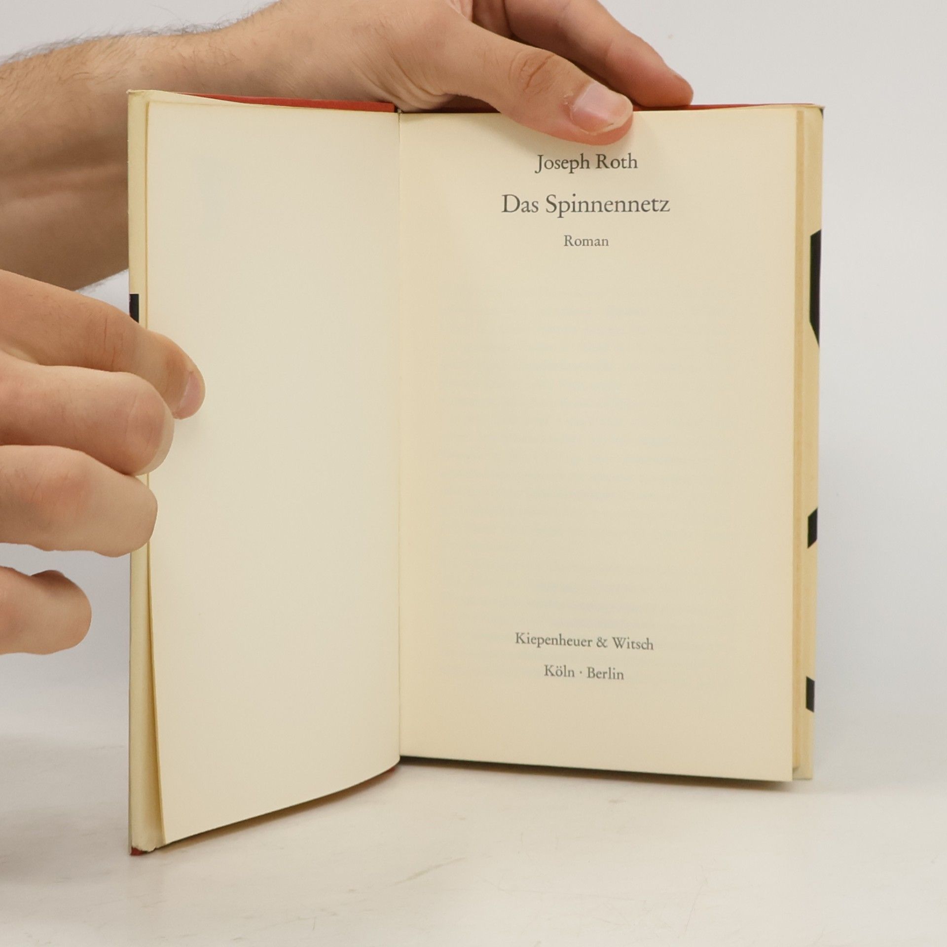 Joseph Roth Das Spinne netz