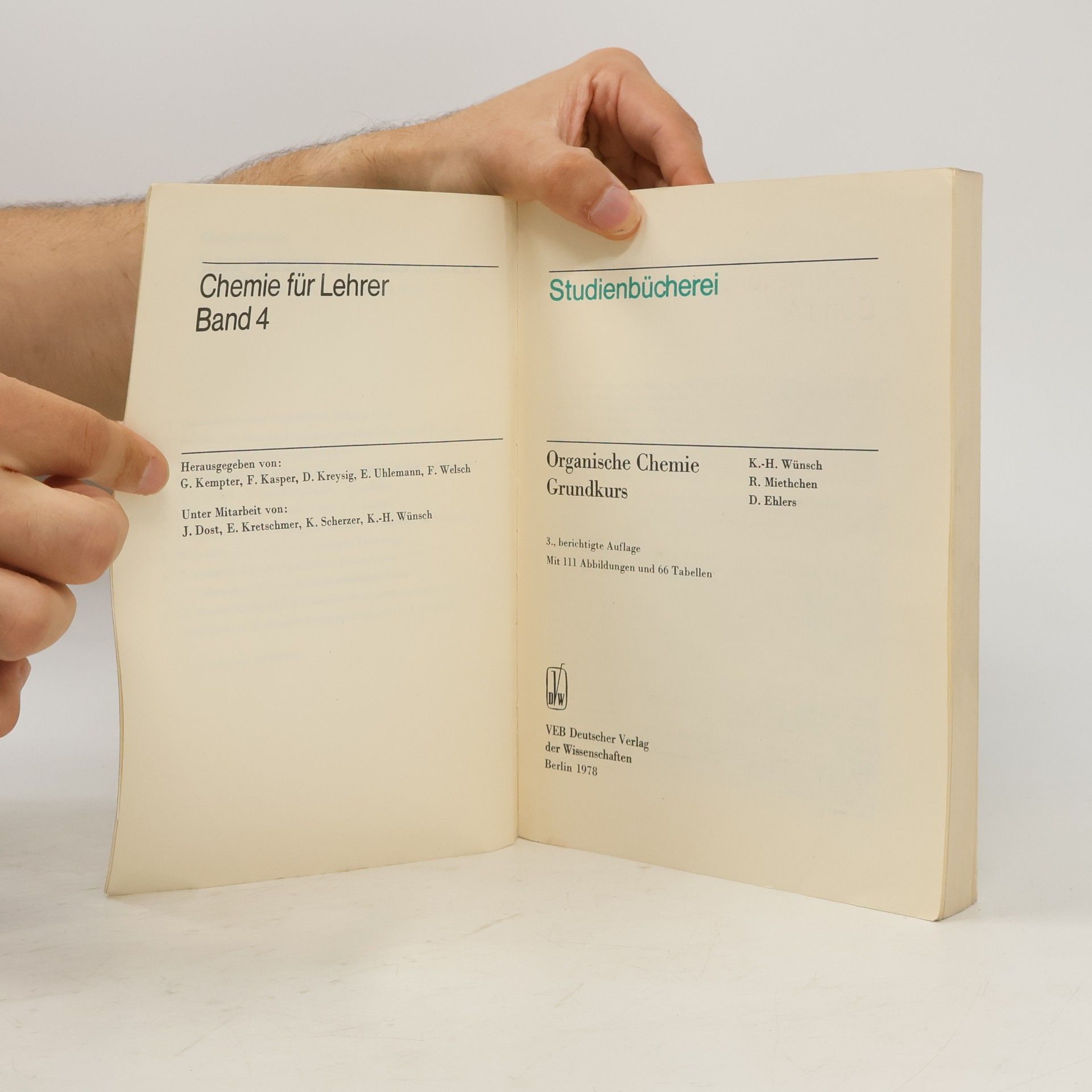 Various authors Organische Chemie Grundkurs