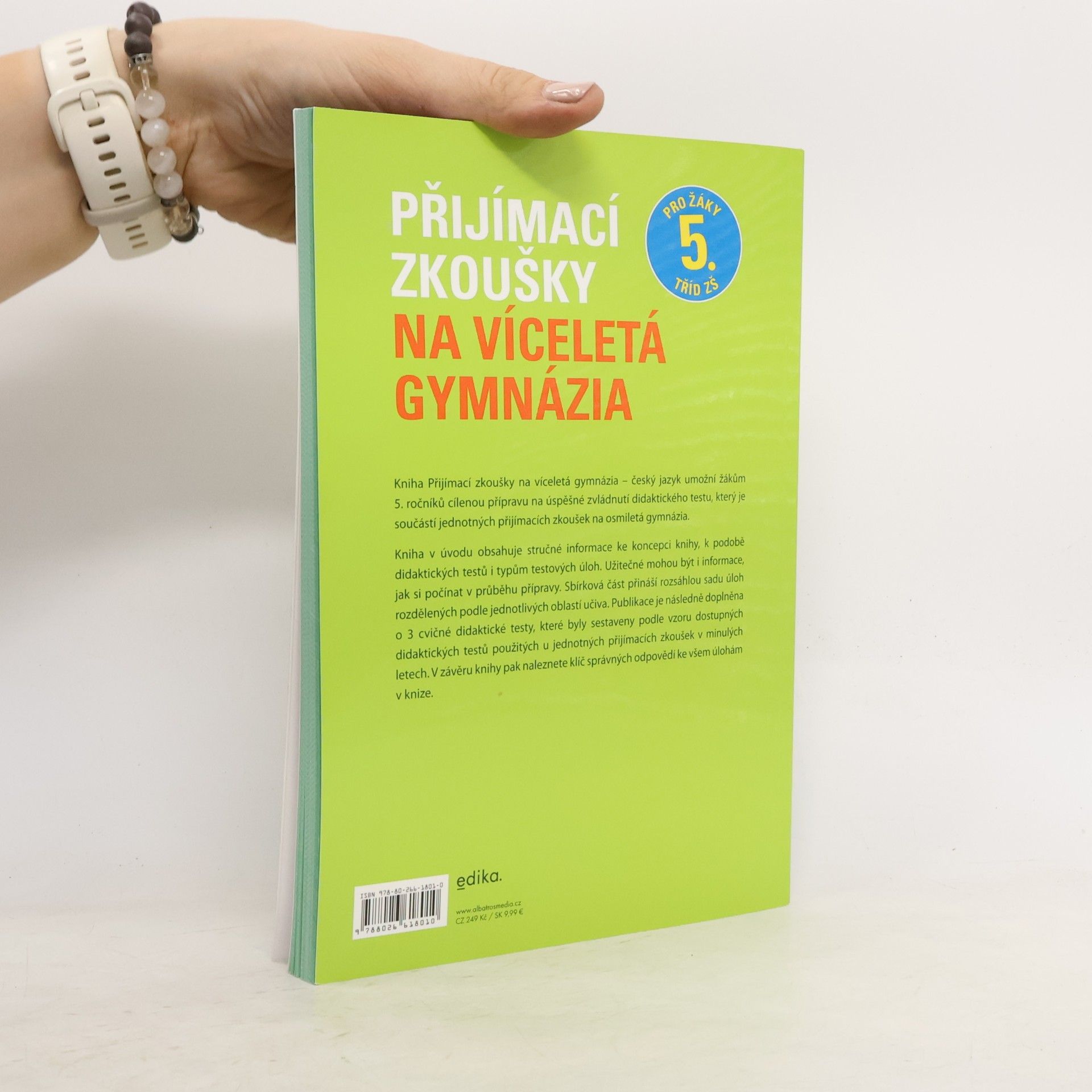 František Brož Přijímací zkoušky na víceletá gymnázia. Český jazyk.