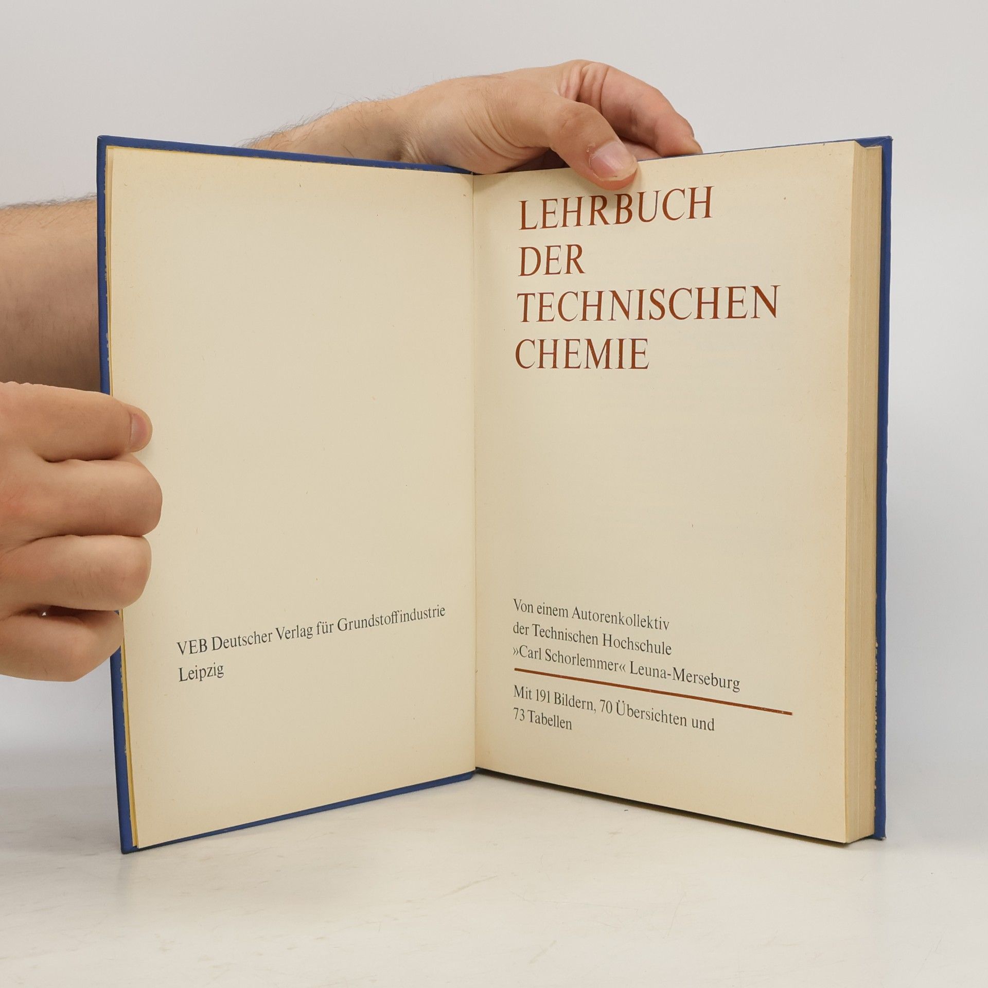 Autorenkollektiv Lehrbuch der technischen Chemie