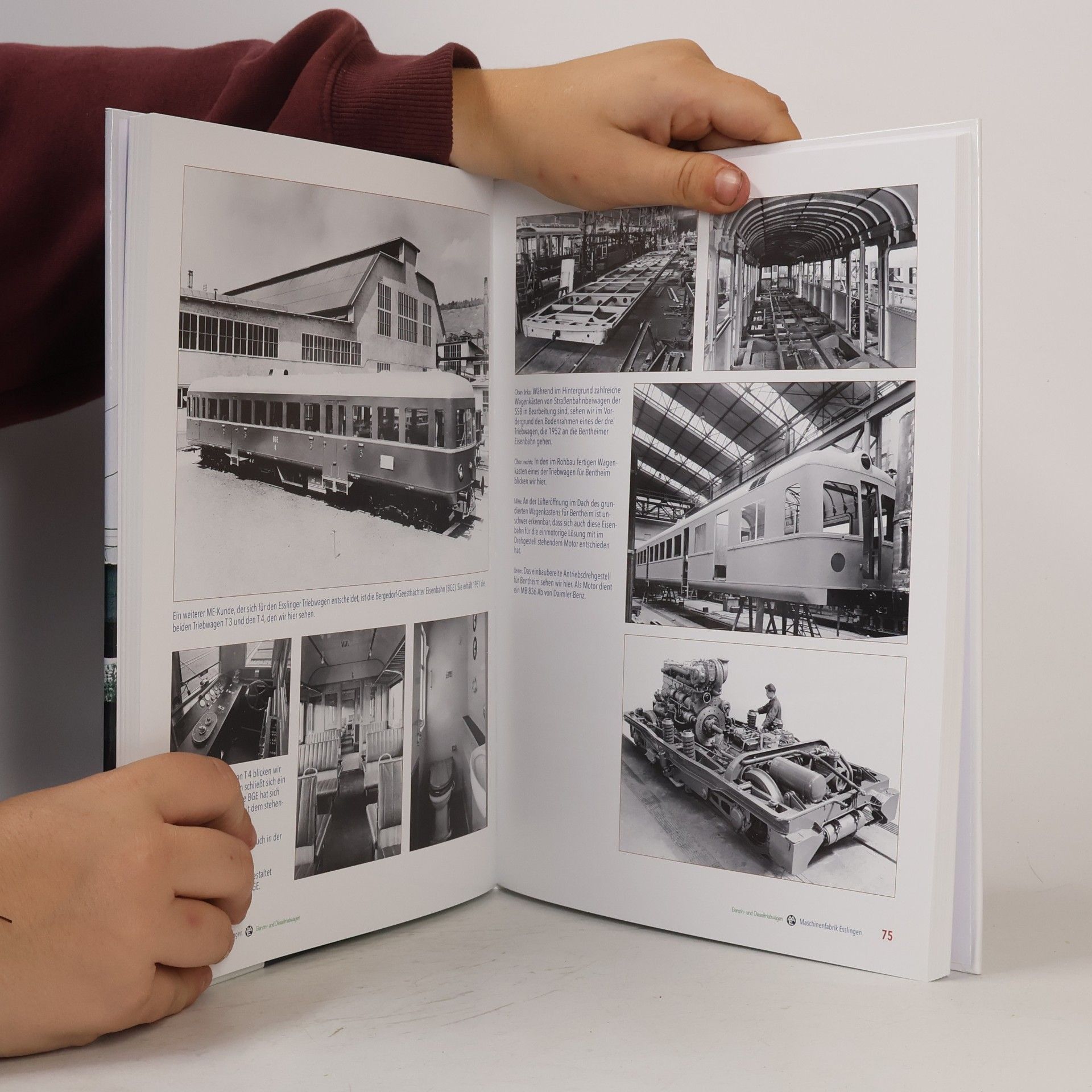 Alexander Weber Fotoalbum der Maschinenfabrik Esslingen: Triebwagen