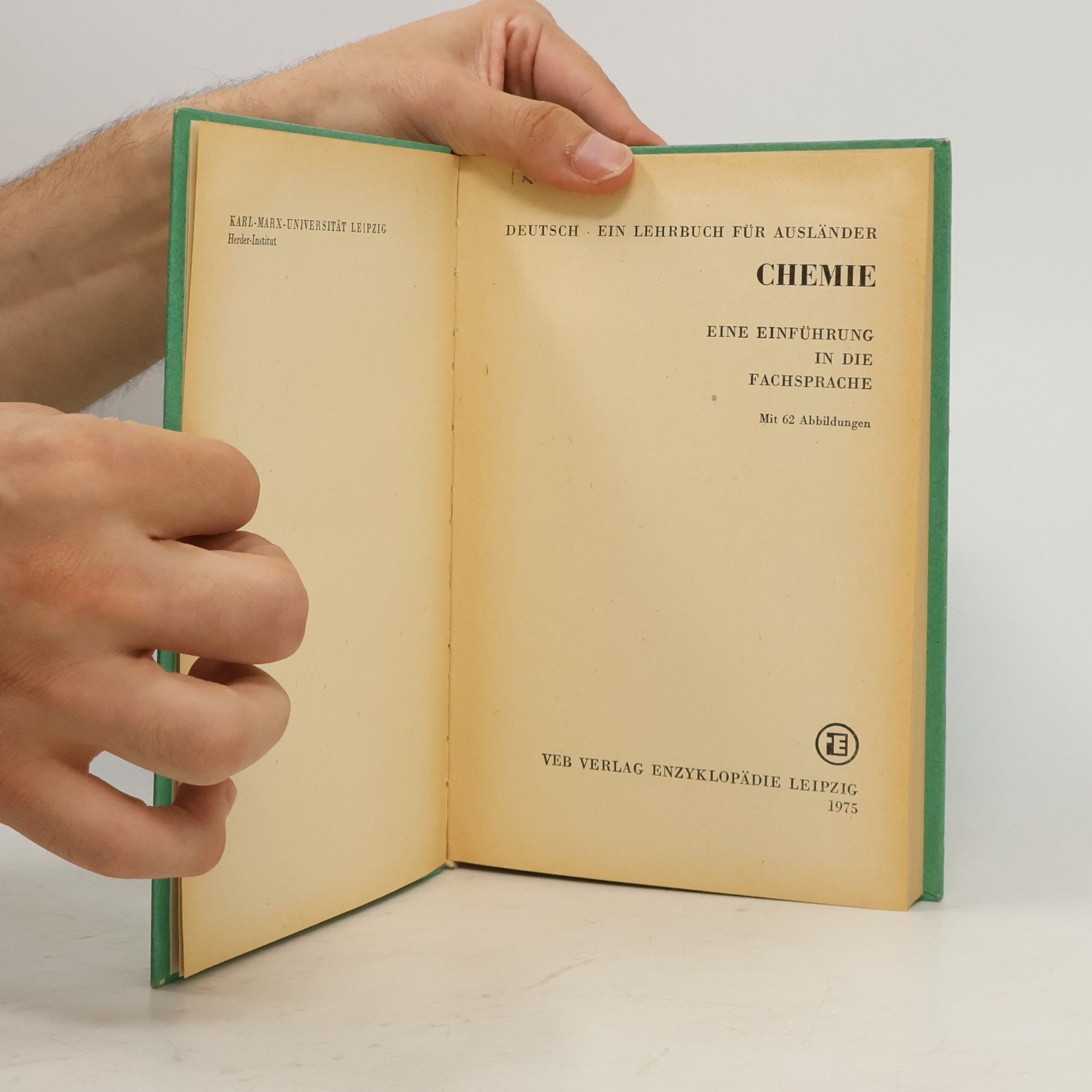 Autorenkollektiv Deutsch. Ein Lehrbuch für Auslander. Chemie
