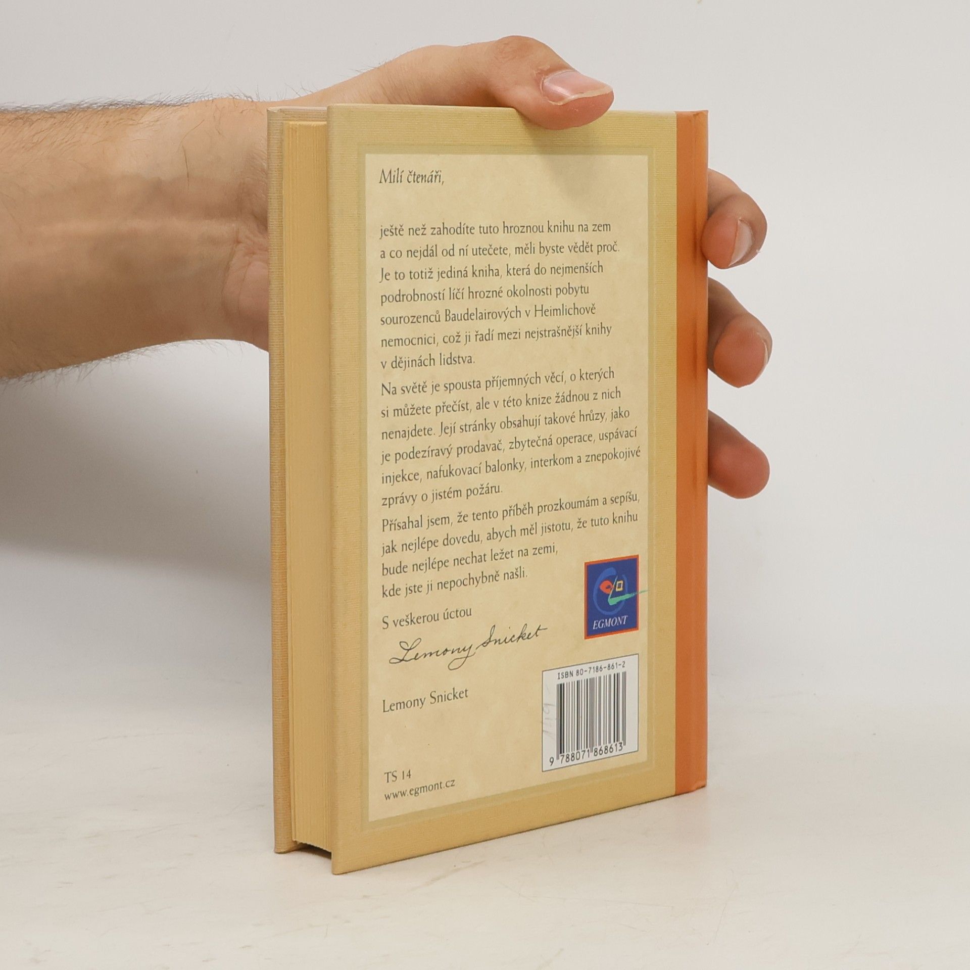 Lemony Snicket Řada nešťastných příhod. Kniha osmá. Zákeřná nemocnice