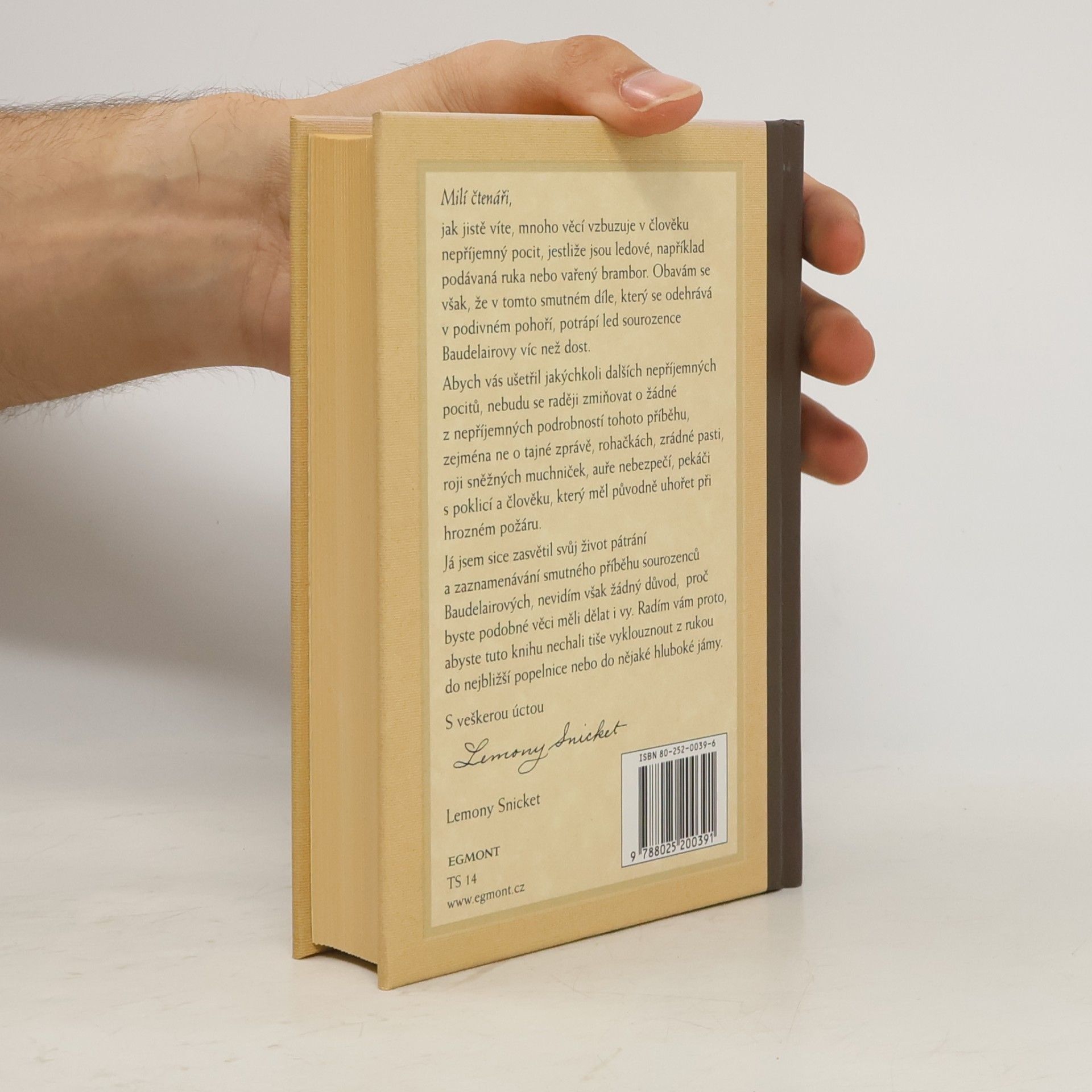 Lemony Snicket Řada nešťastných příhod. Kniha desátá, Ledová stěna