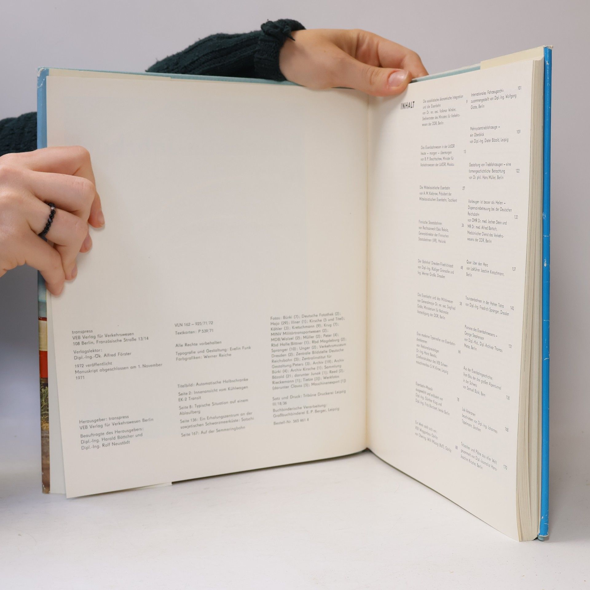 Autorenkollektiv Eisenbahn-Jahrbuch 1972