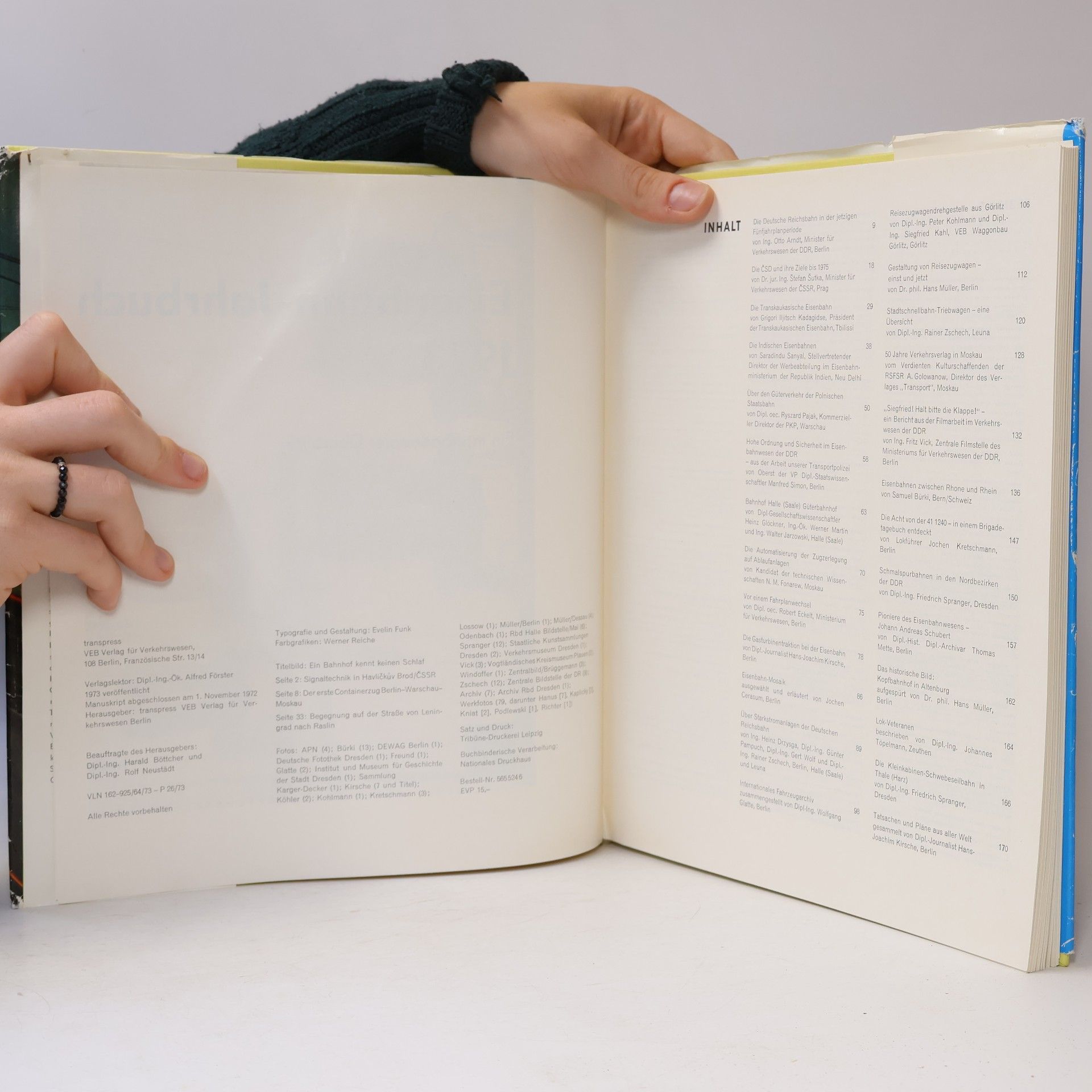 Collectif d'auteurs Eisenbahn-Jahrbuch 1973