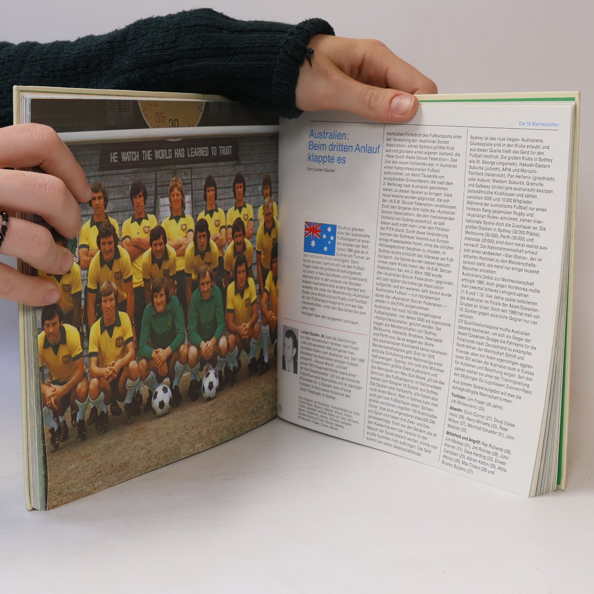 Heribert Lechner Handbuch Fussball-WM 74