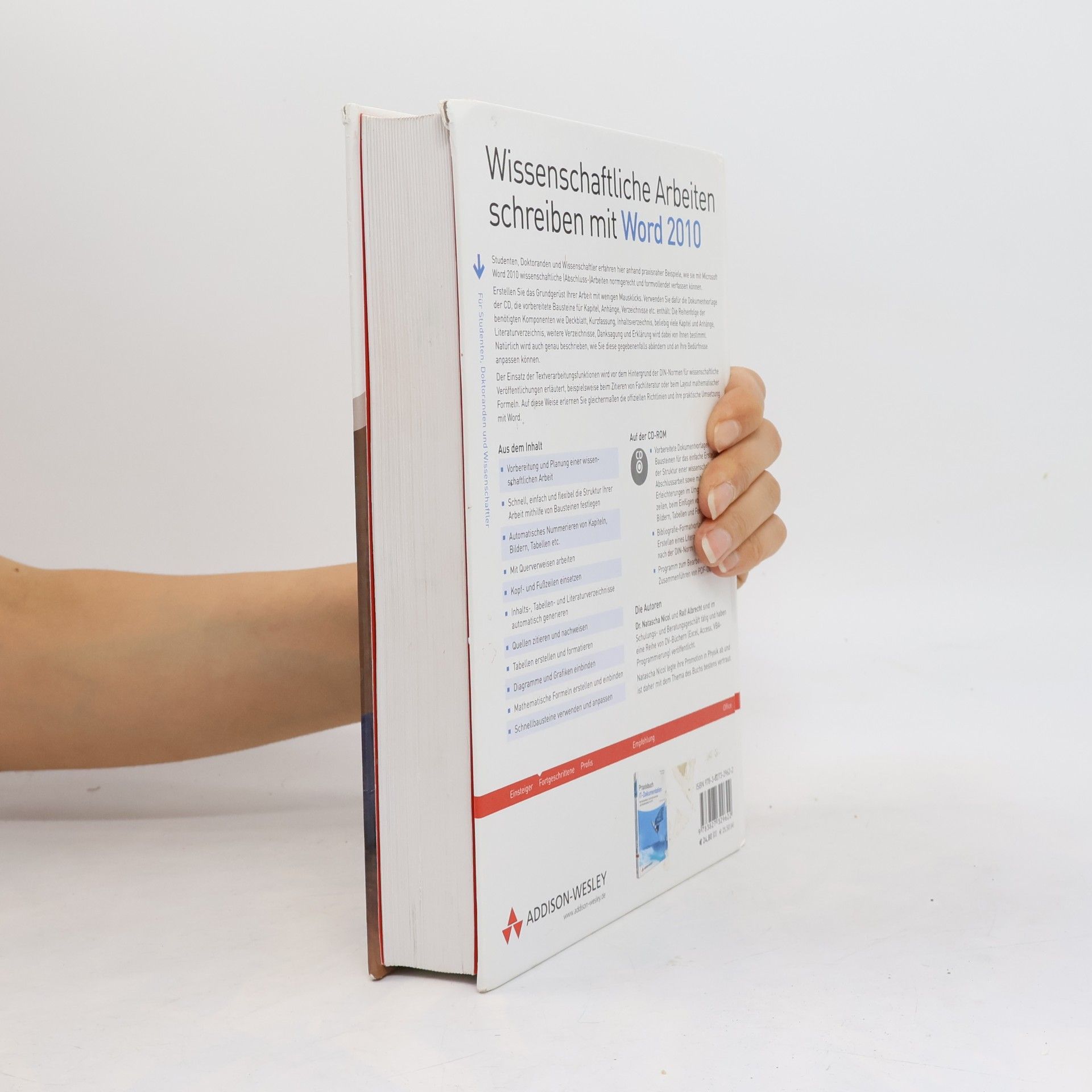 Natascha Nicol Wissenschaftliche Arbeiten schreiben mit Word 2010