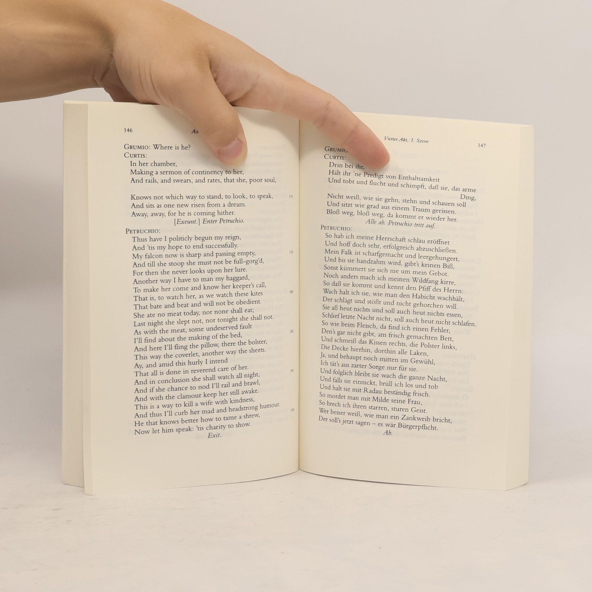 William Shakespeare Der Widerspenstigen Zähmung, Englisch-Deutsch