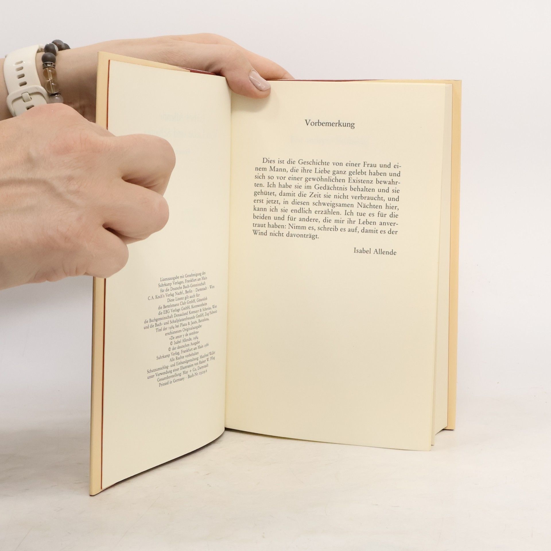 Isabel Allende Llona Von Liebe und Schatten
