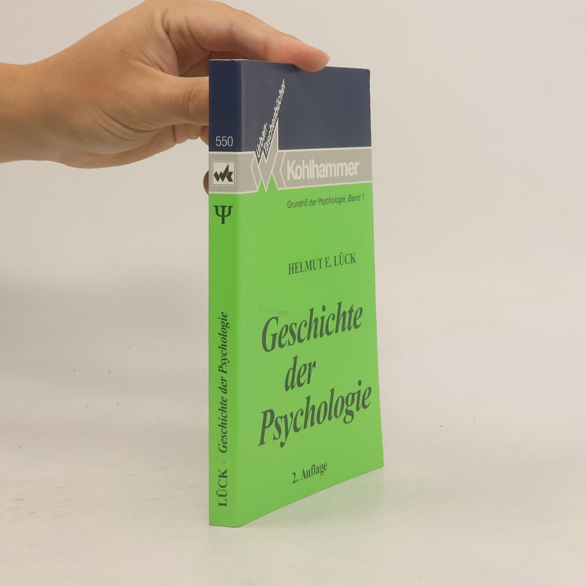 Helmut E. Lück Geschichte der Psychologie