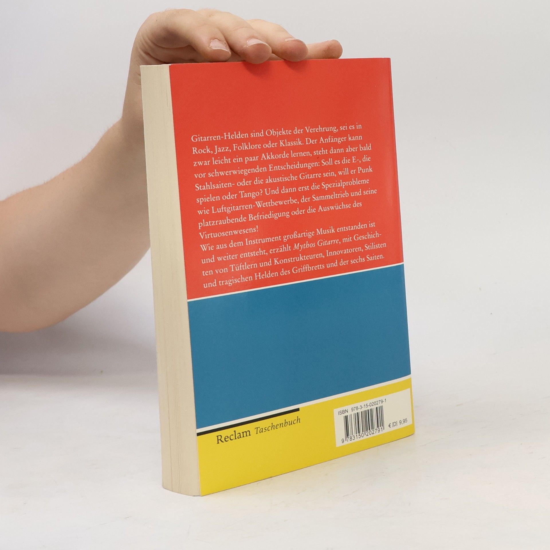 Hannes Fricke Reclam Taschenbuch: Mythos Gitarre