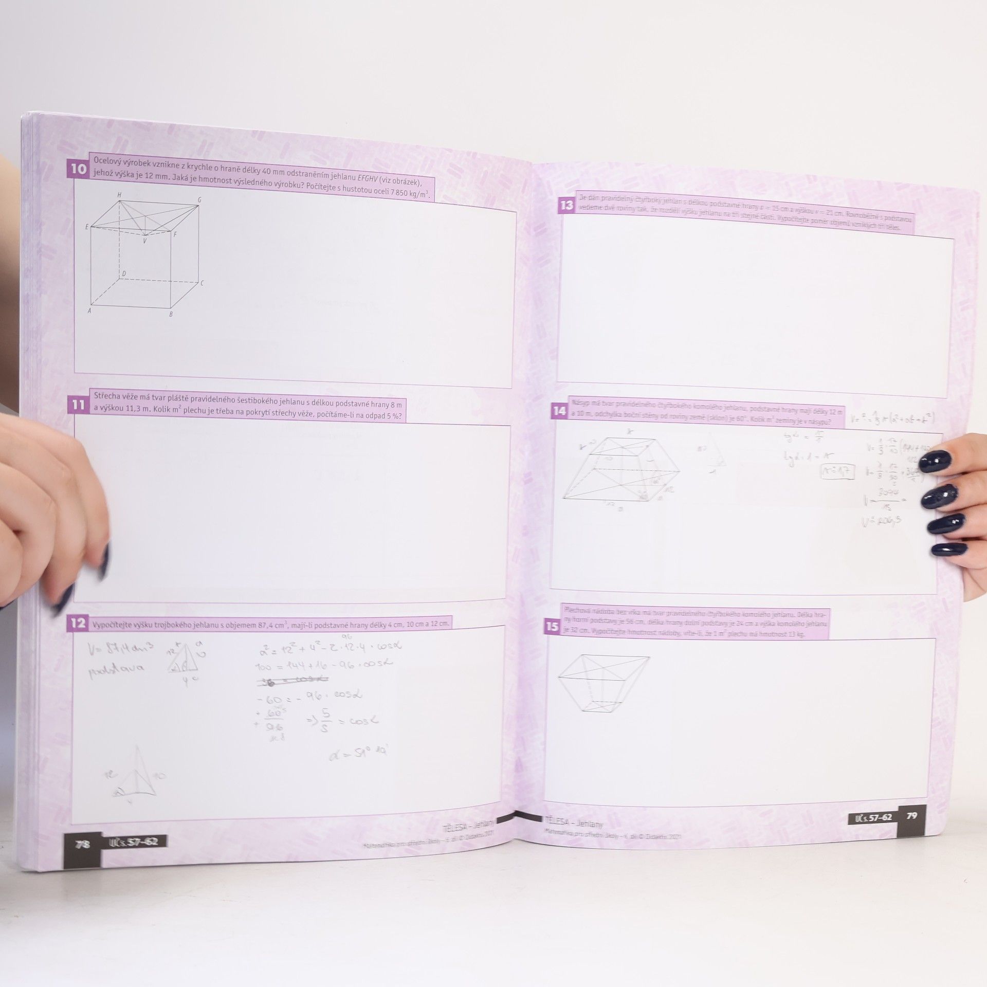 Jakub Mrázek Matematika pro střední školy. 6. díl, Stereometrie. Pracovní sešit