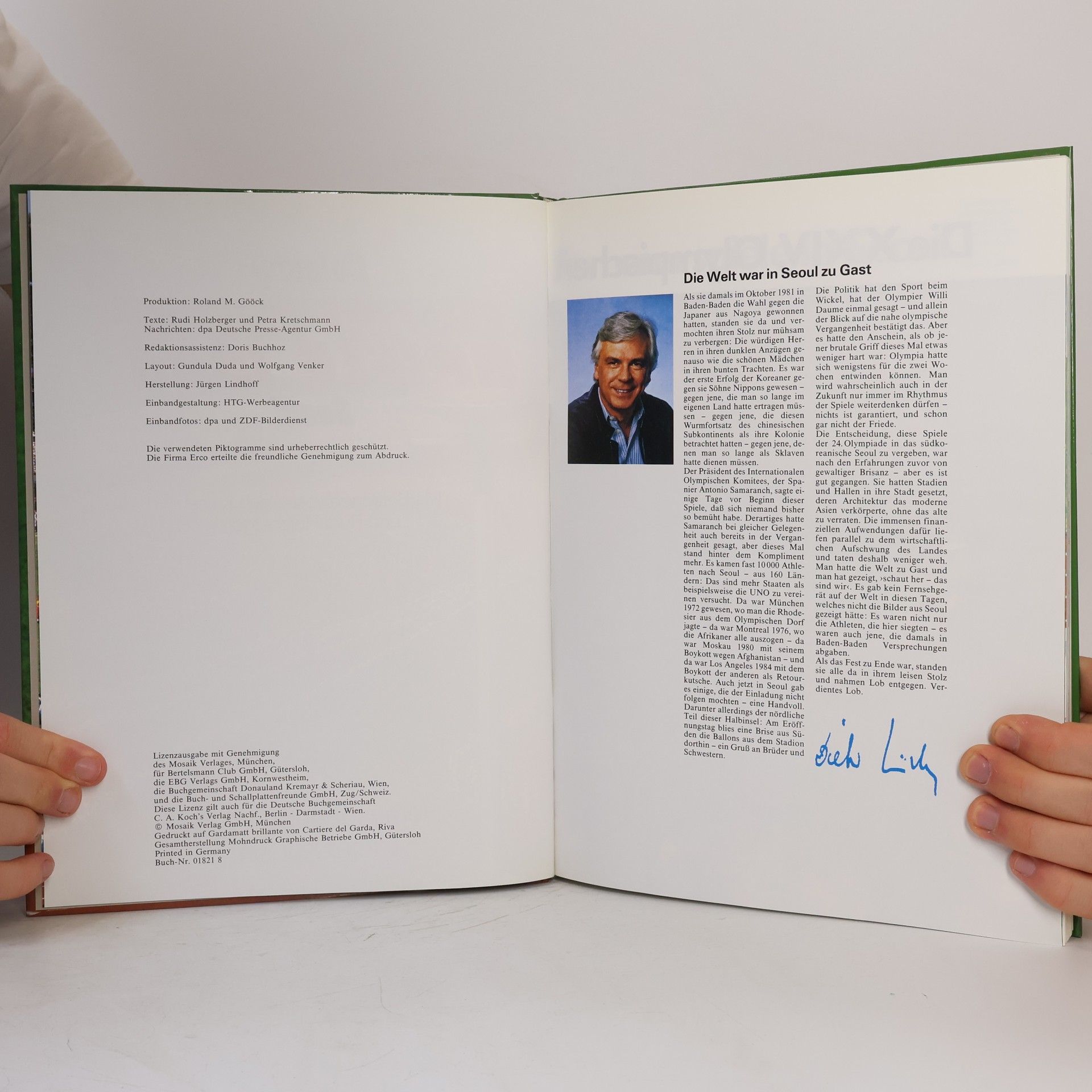 Dieter Kürten Olympische Spiele 1988