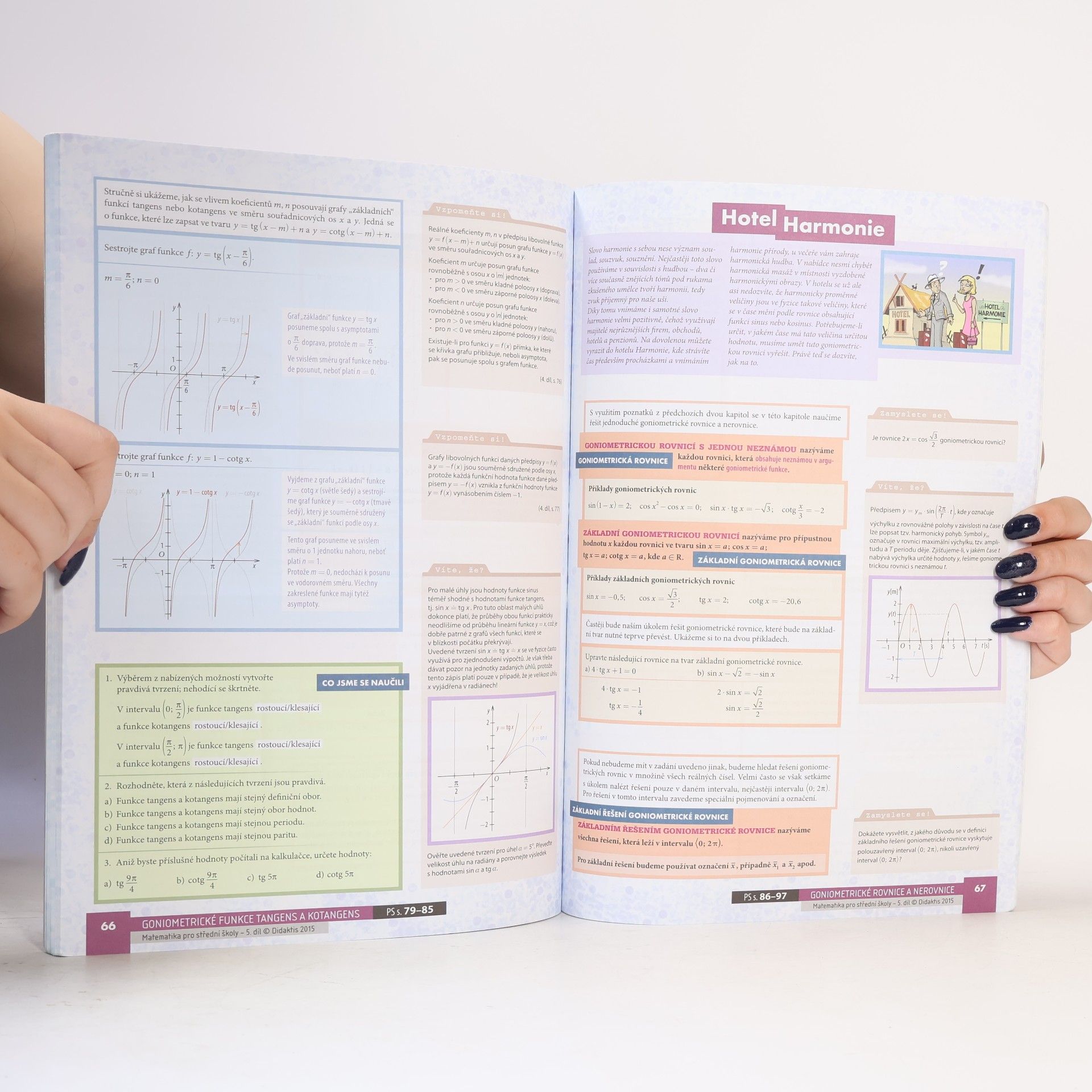 Michaela Cizlerová Matematika pro střední školy. 5. díl, Funkce II