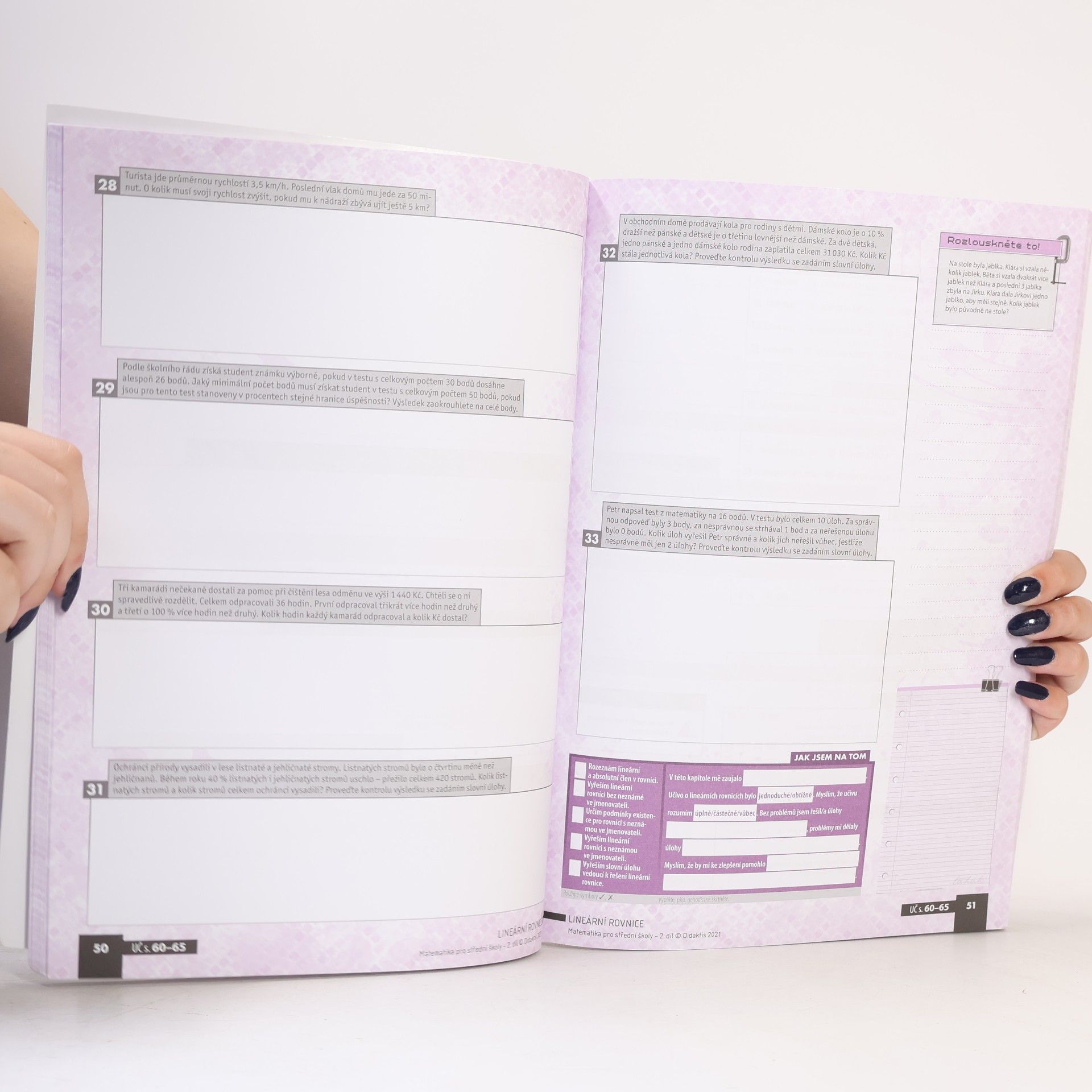 Autorenkollektiv Matematika pro střední školy 2. díl : pracovní sešit