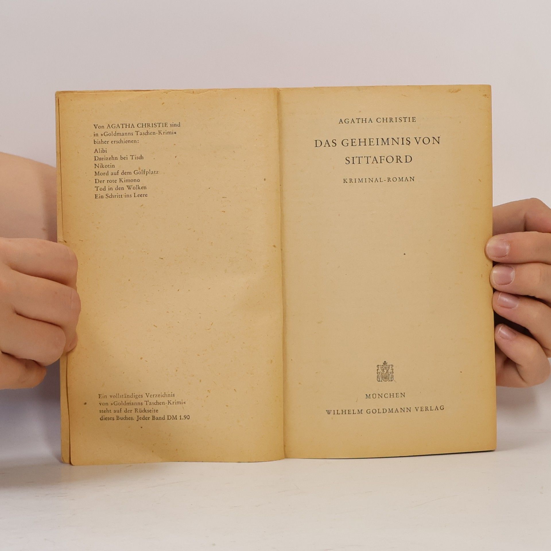 Agatha Christie Das Geheimnis von Sittaford