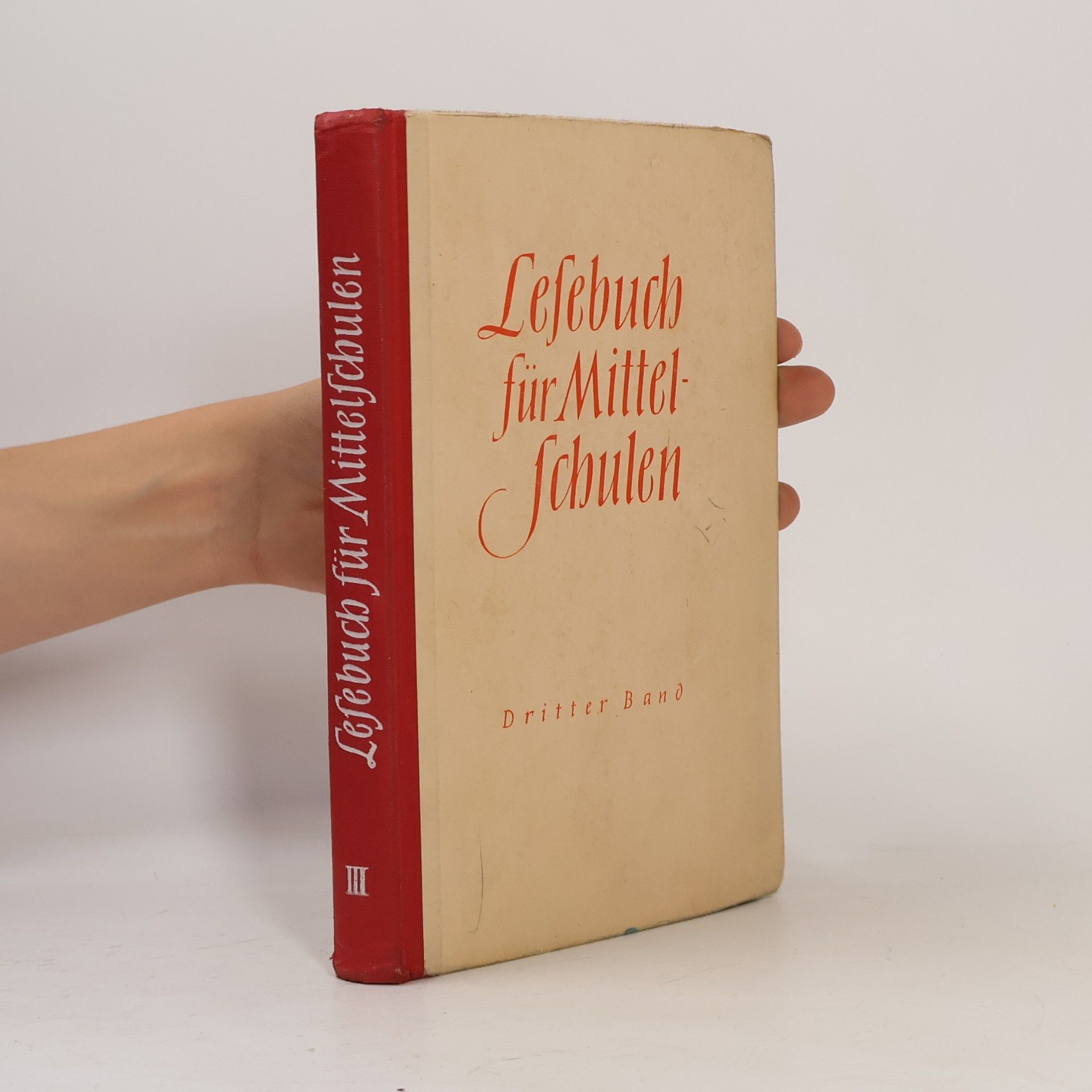 Lesebuch für Mittelschulen. Dritter Band.