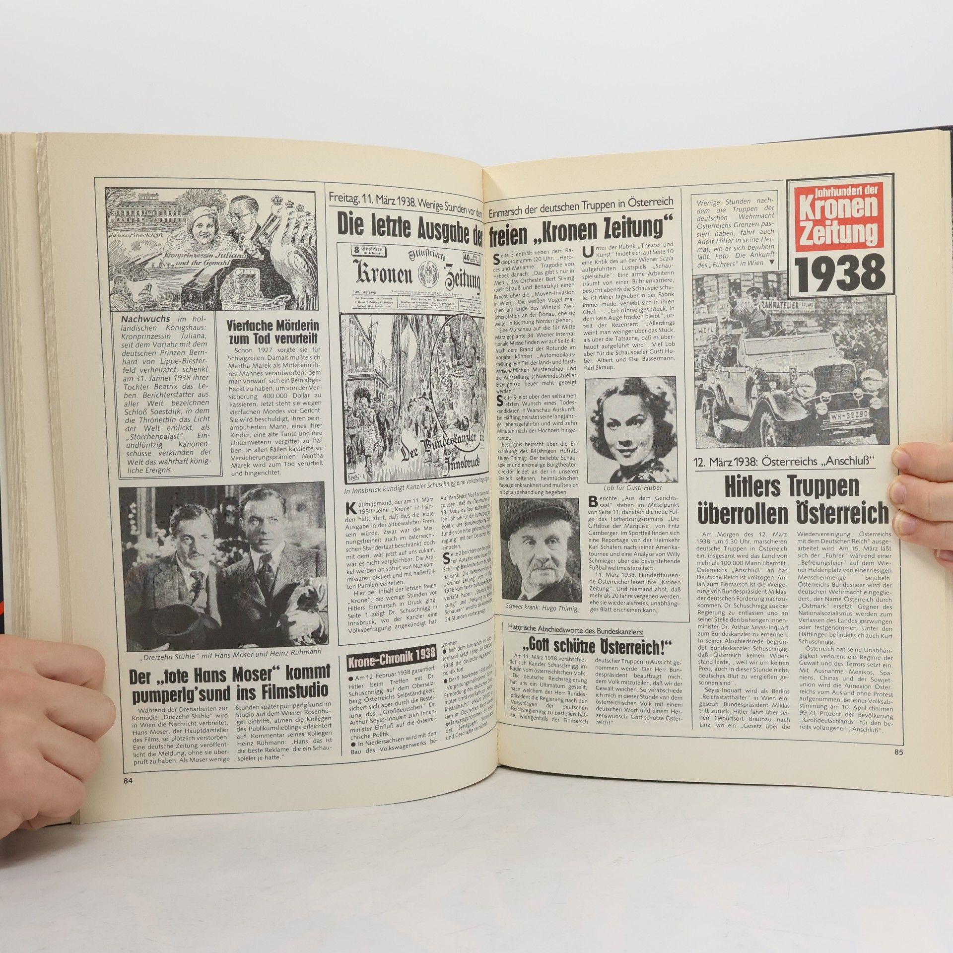 Georg Markus Schlagzeilen, die Österreich bewegten : Das Jahrhundert der "Kronen Zeitung" 1900-1990