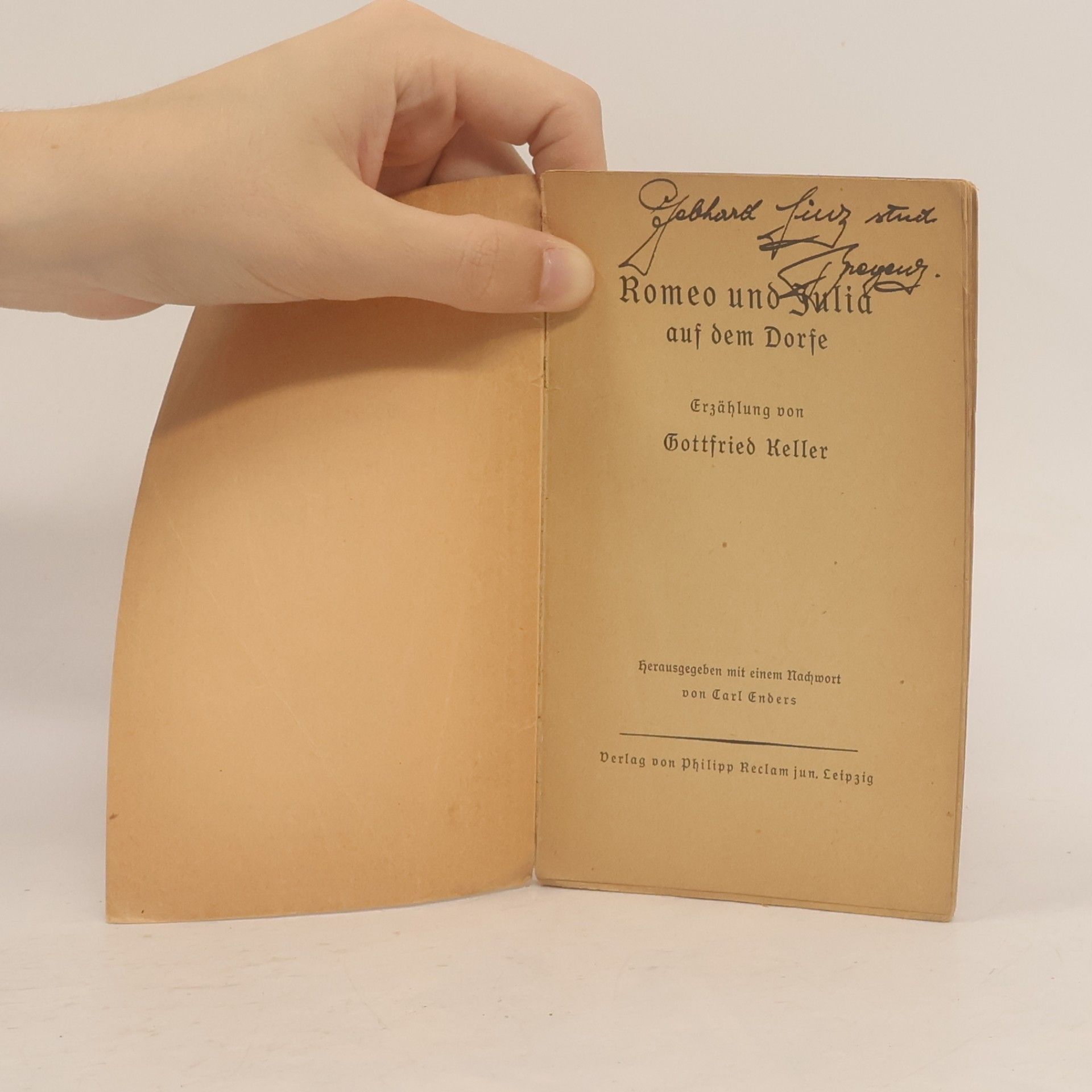 Gottfried Keller Romeo und Julia aus dem Dorfe