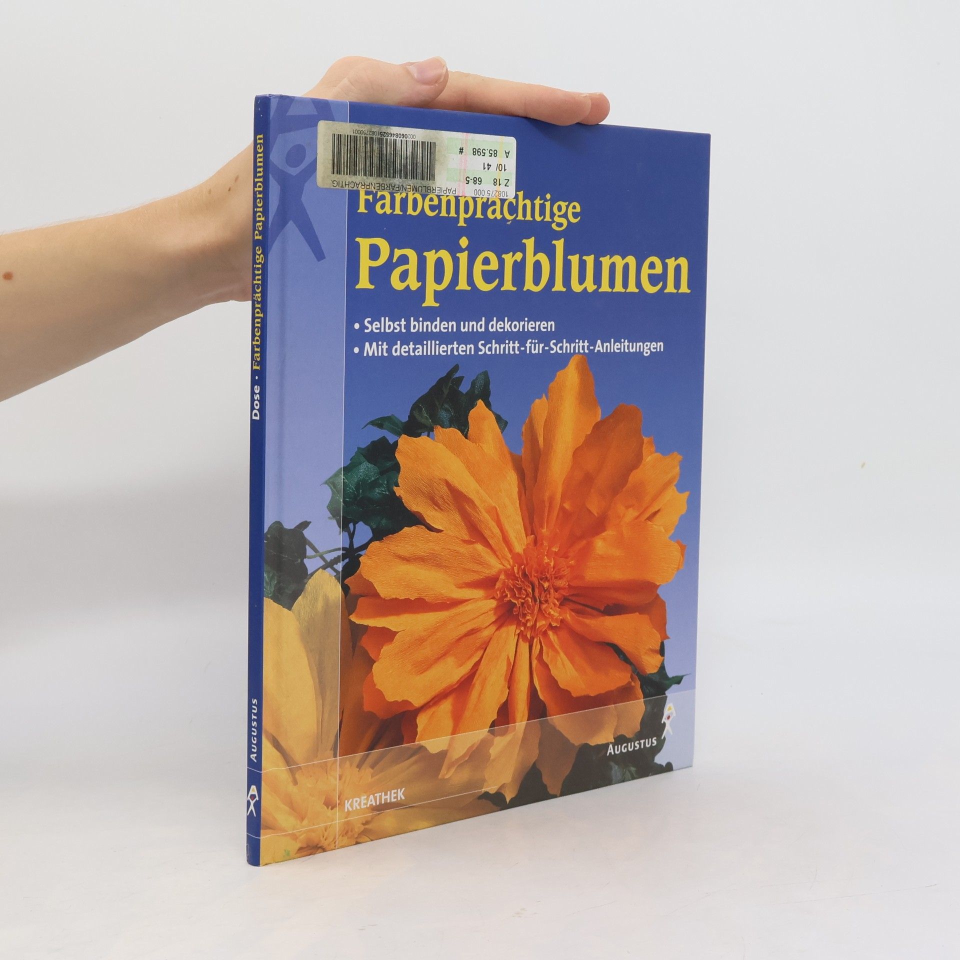 Dose Farbenprächtige Papierblumen