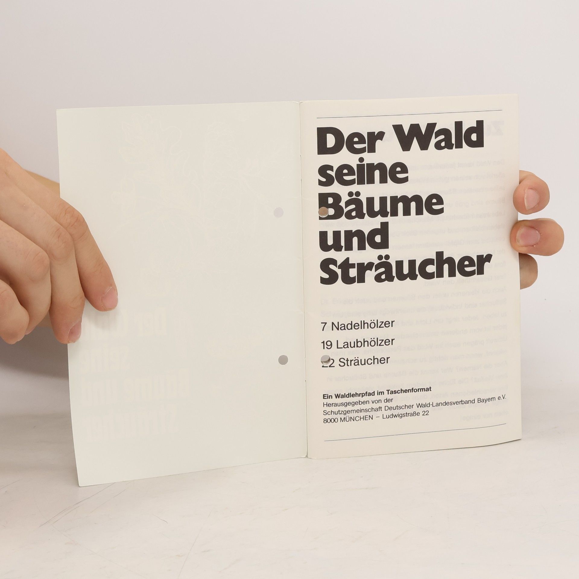 Autores varios Der Wald seine Bäume und Sträucher
