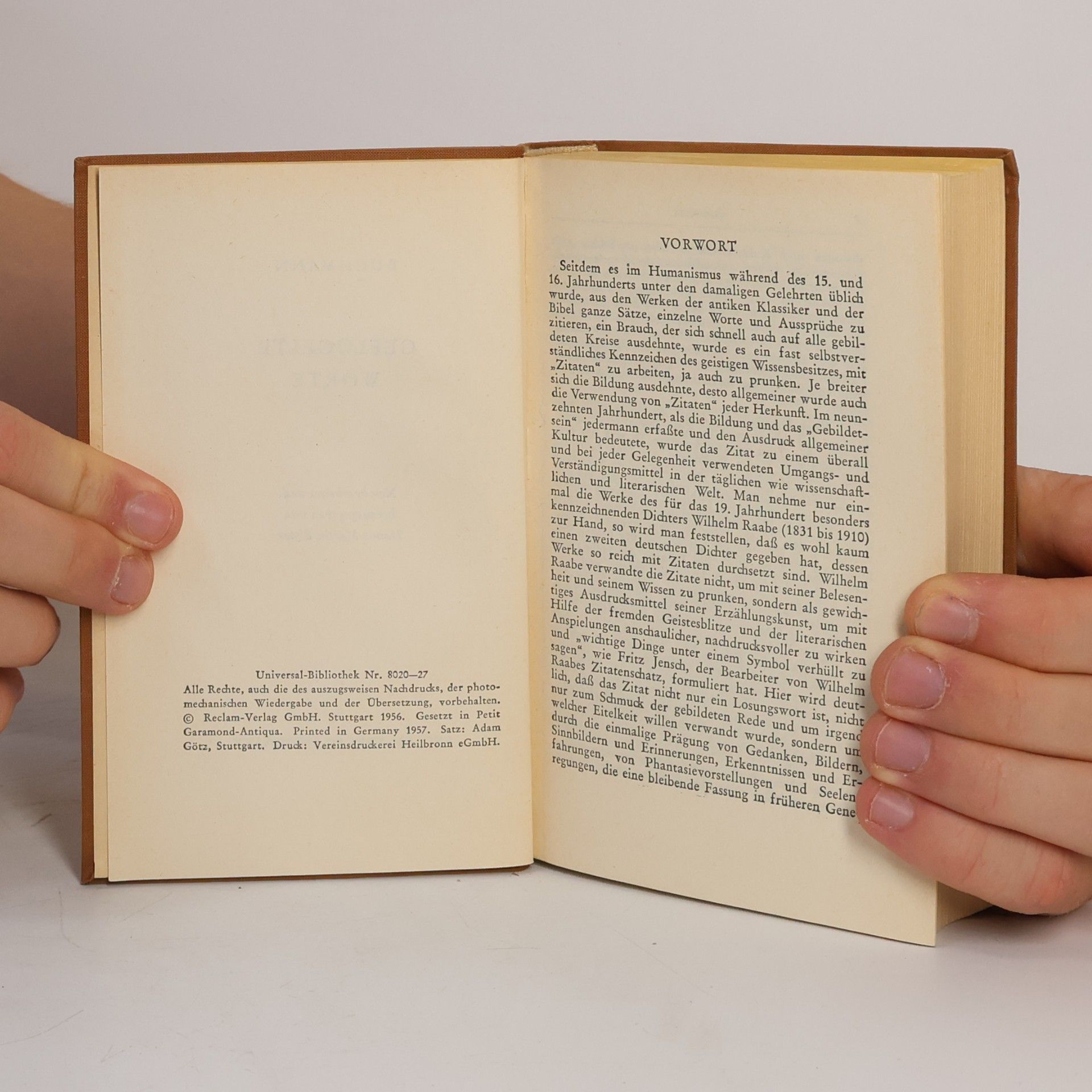 Georg Büchmann Geflügelte Worte