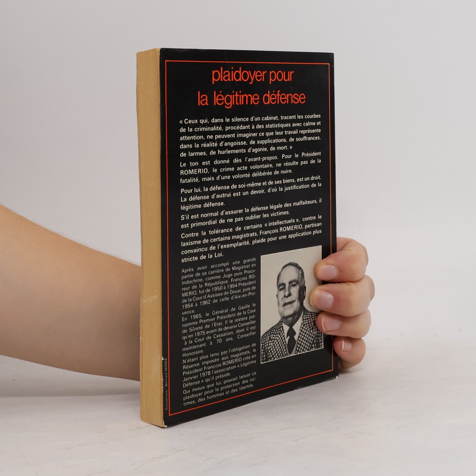 Francois Romerio Plaidoyer ppour la legitime defense