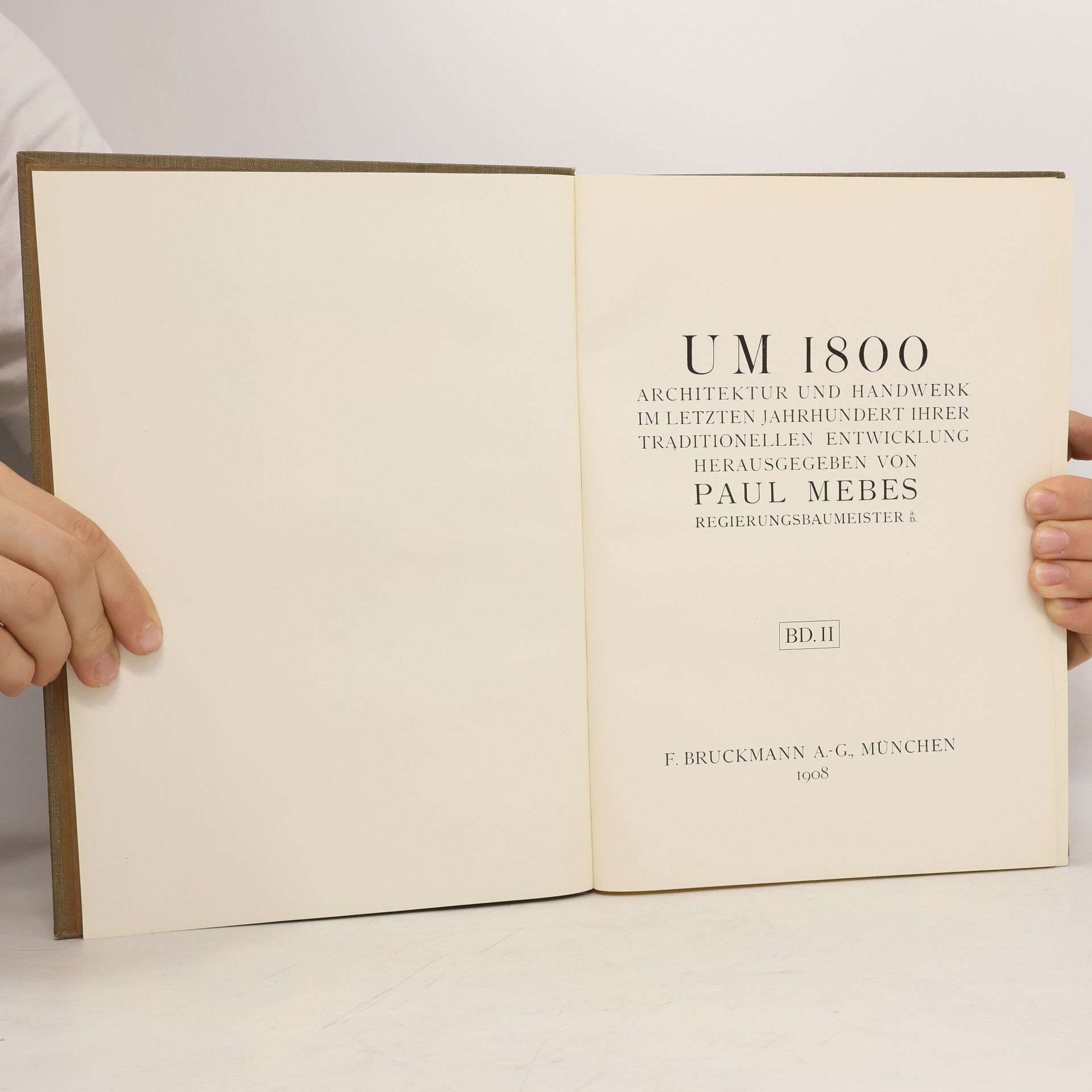 Paul Mebes Um 1800 II.