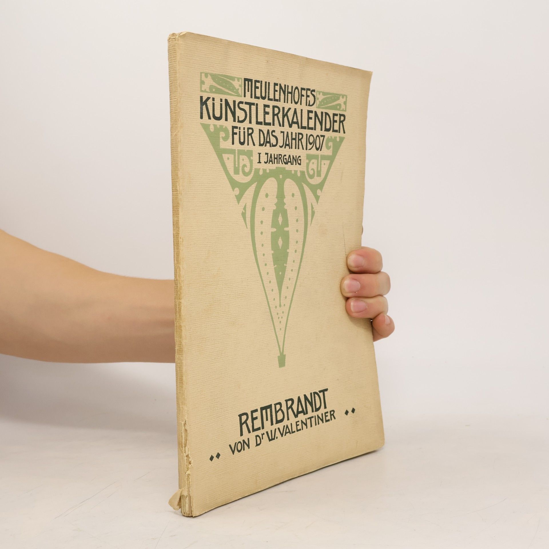 W. R. Valentiner  Meulenhoffs Künstler-Kalender für das Jahr 1907
