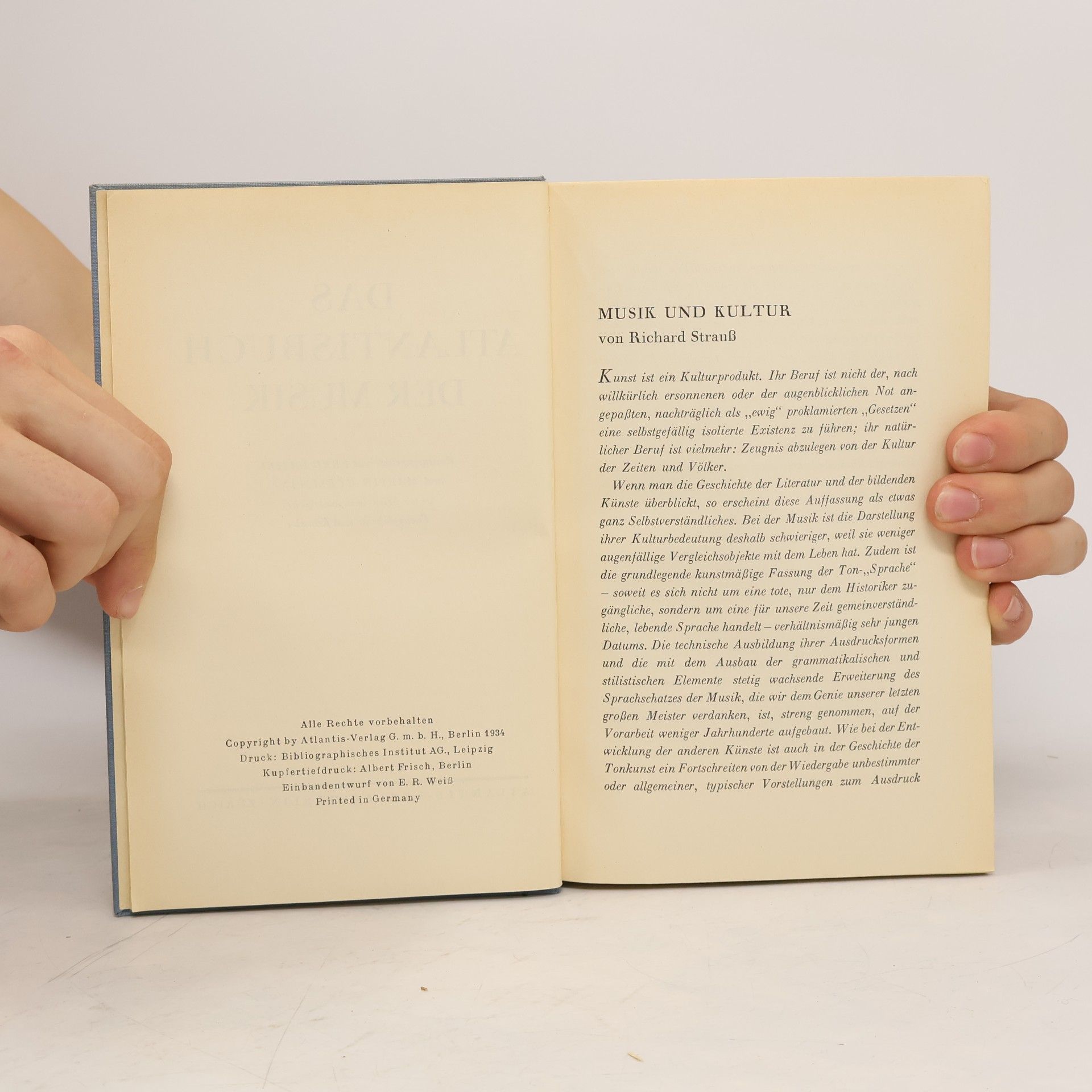 AA.VV. Das Atlantisbuch der Musik