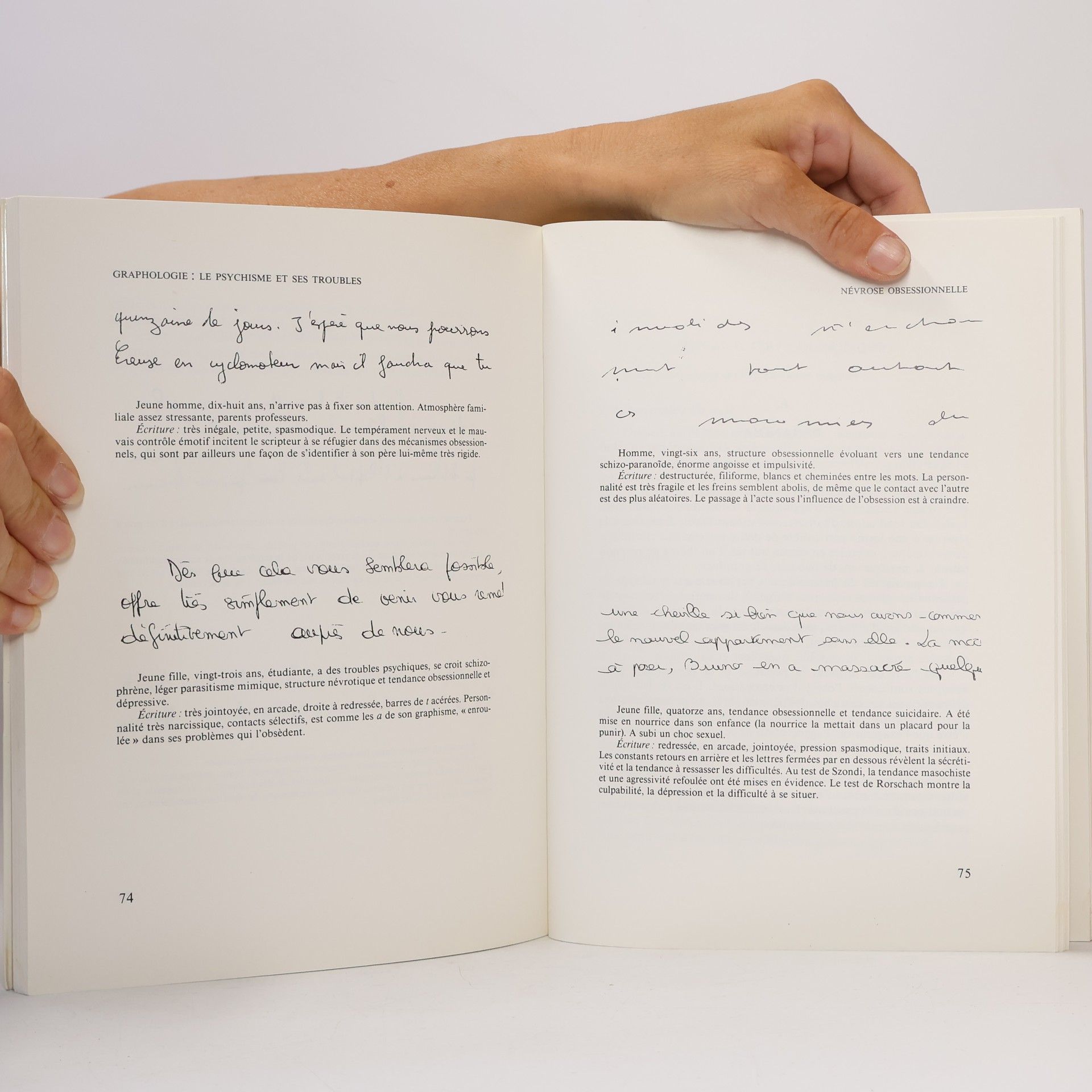 Christiane Bastin Réponses: Graphologie le psychisme et ses troubles