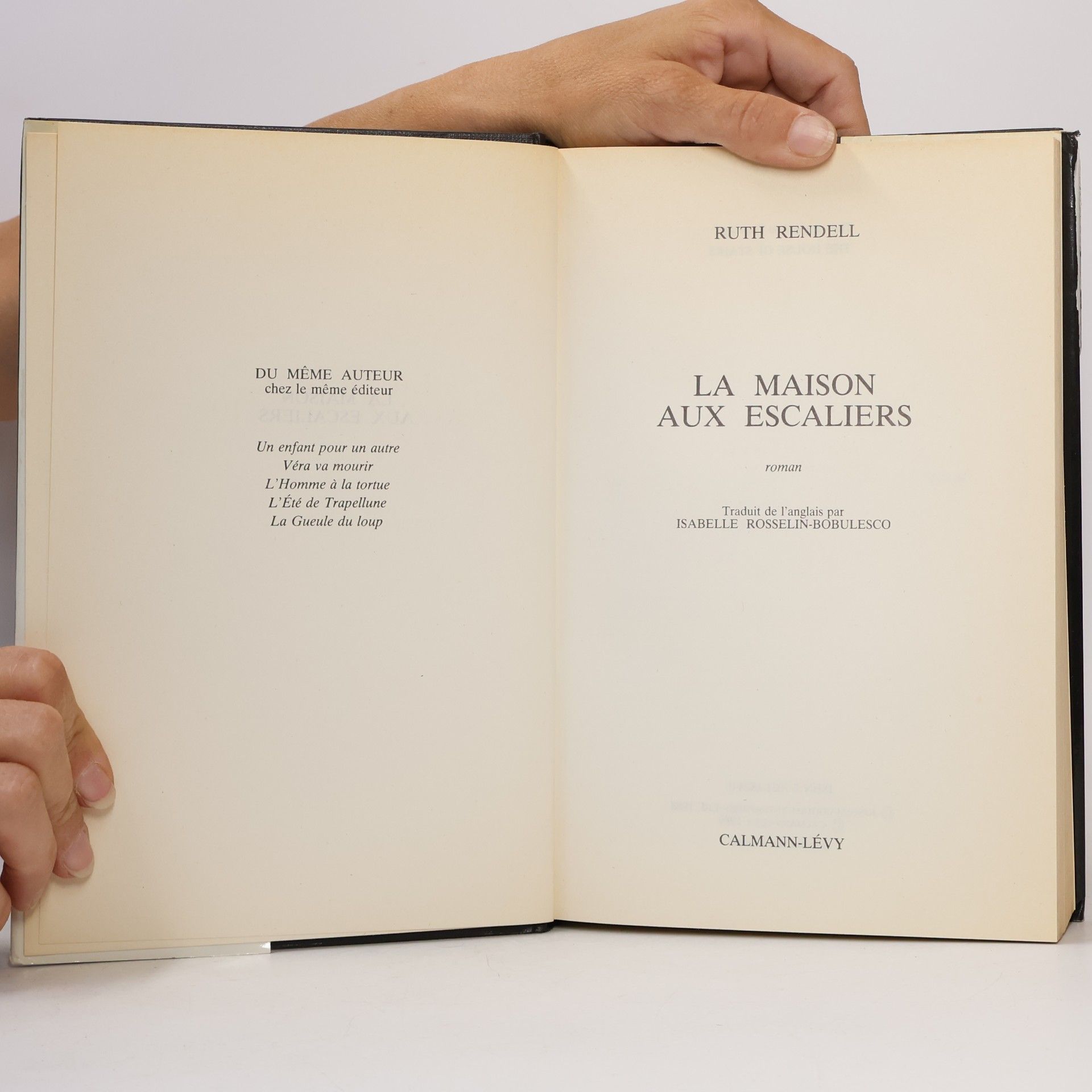 Ruth Rendell La Maison aux Escaliers
