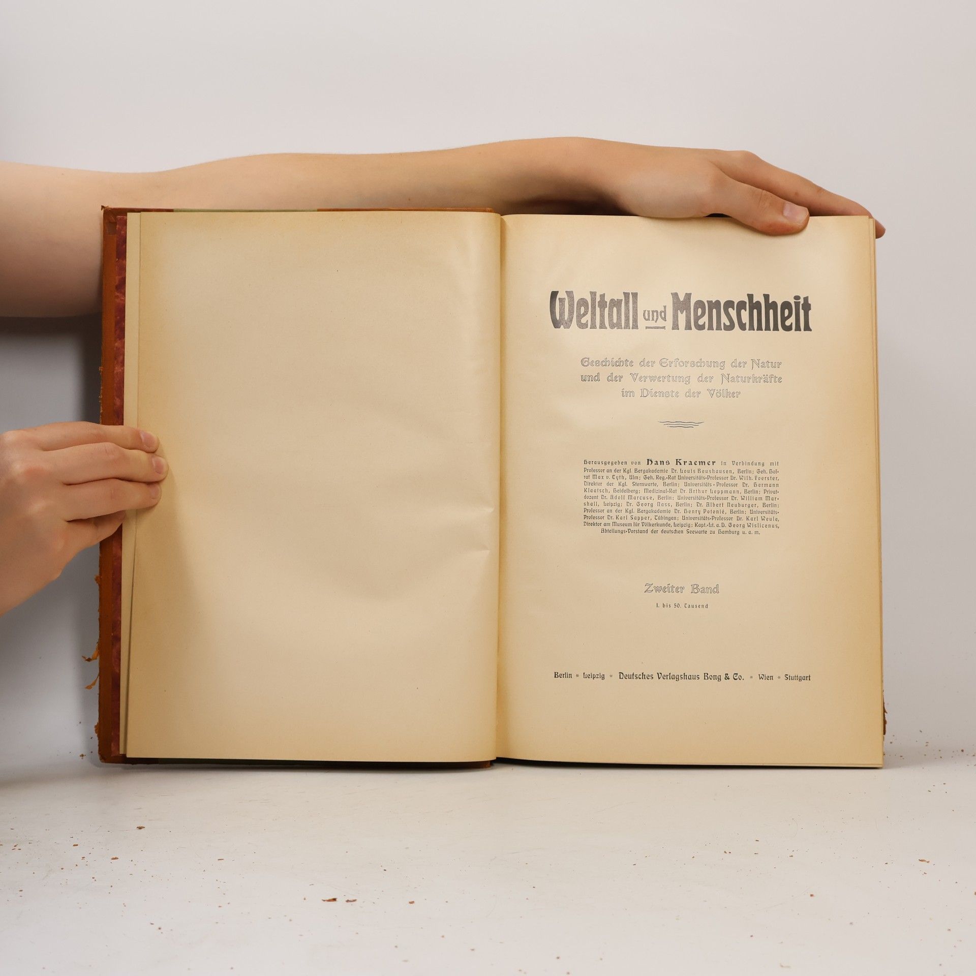 Hans Kraemer Weltall und Menschheit II.